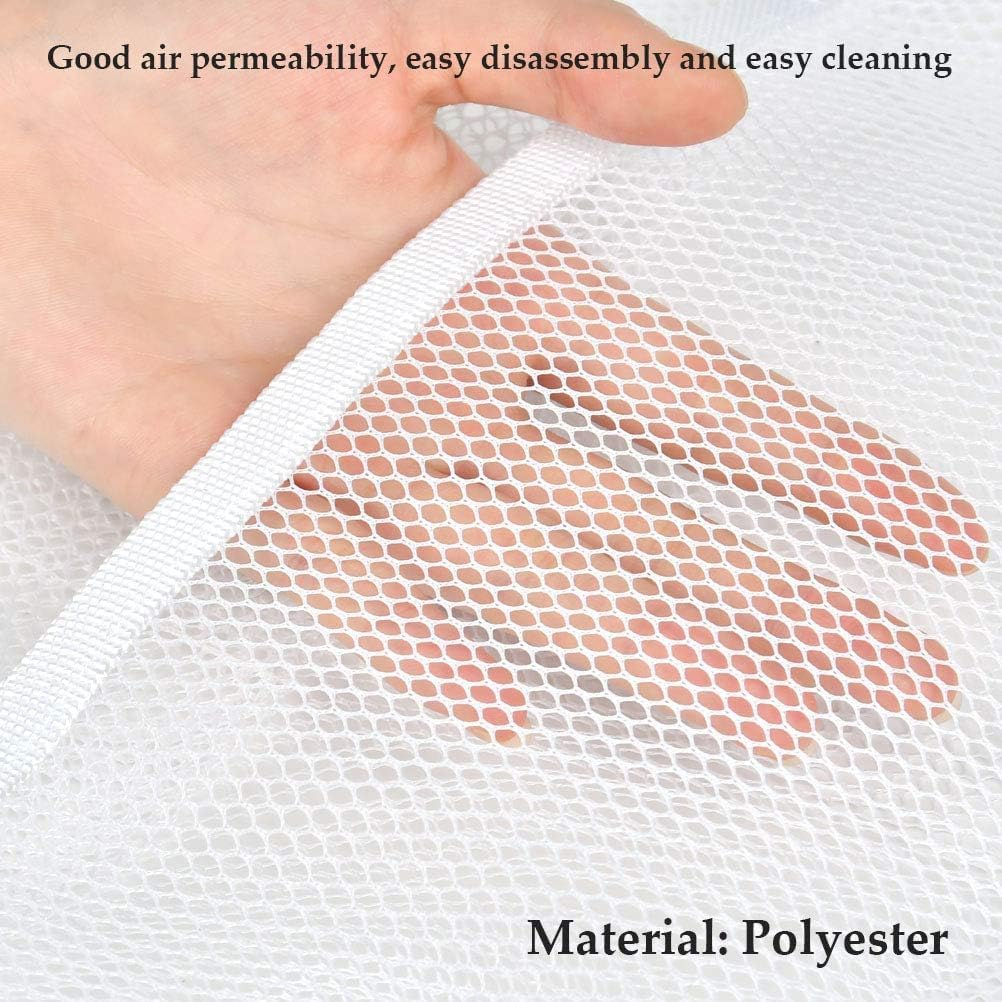 2Pcs Mesh Bath Toy Storage Organizer, Durable Bath Toy Net Bathtub Toy Holdertoddler Shower Caddy Shower Organizer Kids Bathroom for Toys, Shampoo & Soap image number 4