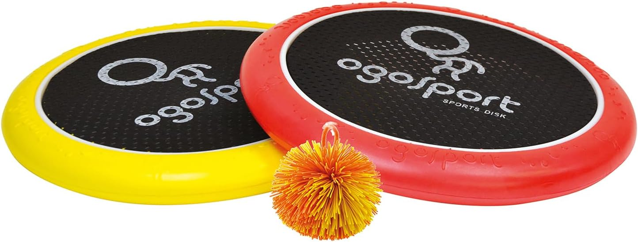 Schildkr&ouml;t Ogo Sport Set, 2 Ogo Softdiscs (&Oslash;29Cm) Mit Elastischer Netzbespannung, 1 Ogo Ball Ball, Verschiedene Farben, Der Beliebte Spiel-Klassiker, Im Karton INKL. Spielanleitung