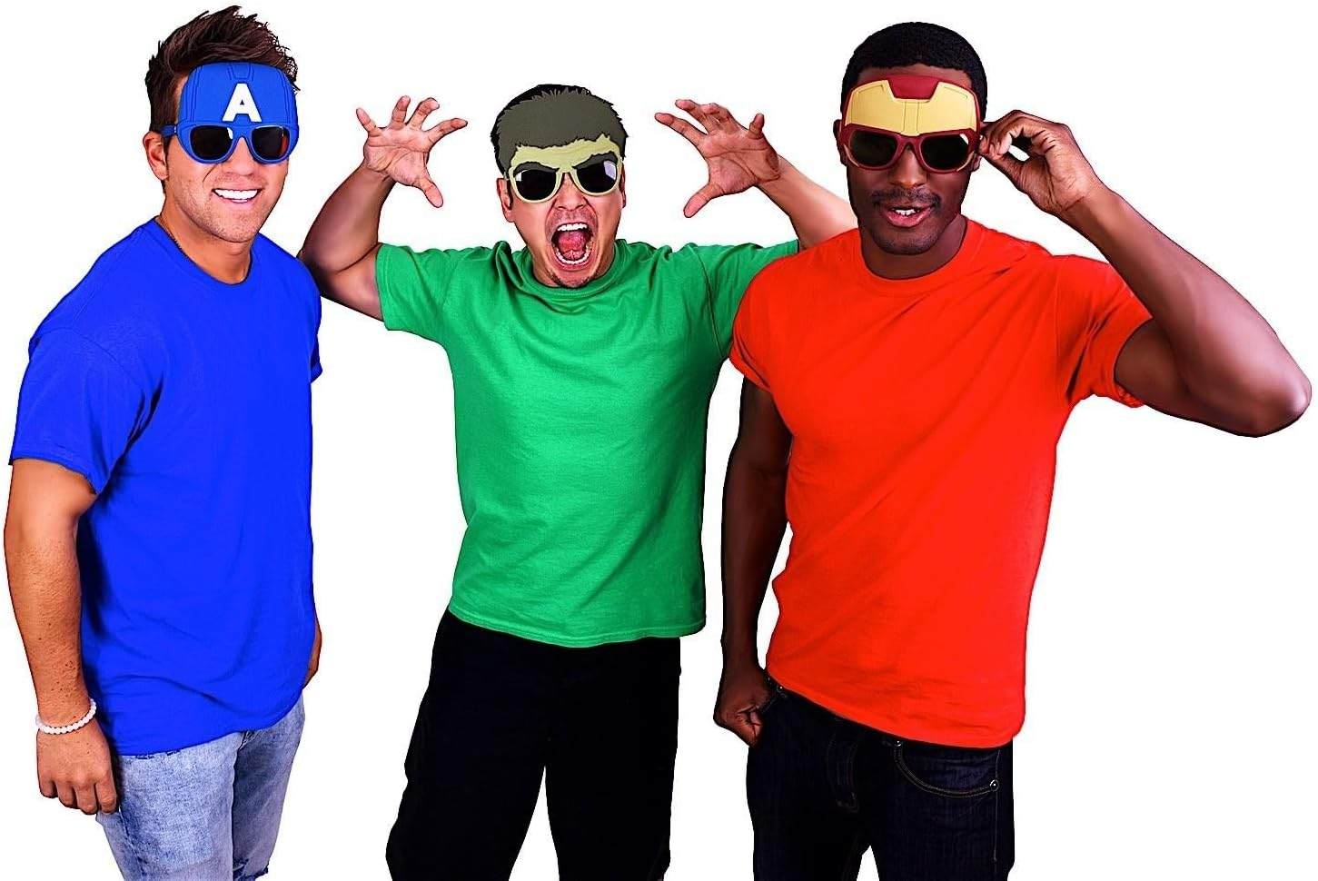 Sun Staches Iron Man Big Characters Eye Mask image number 3