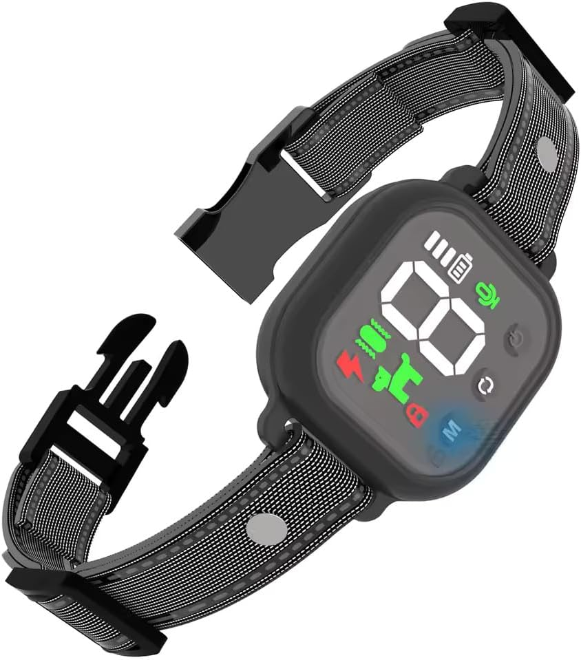 VIC Dog Bark Collar, Smart Bark Collar for Small Medium Large Dogs, Automatic No Shock anti Barking Training Collar, Rechargeable No Bark Collar with 8 Adjustable Sensitivity & Beep Vibration Modes image number 3