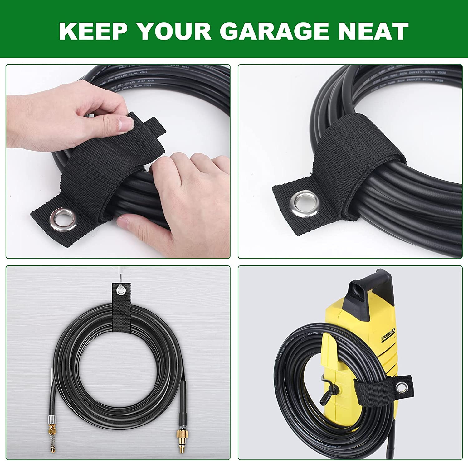 EAWONGEE 15M High Pressure Drain Jet Wash Hose Drain Pipe Sewer Jetter Kit Compatible for Karcher K2 K3 K4 K5 K6 K7 and Lavor Pressure Washers image number 5