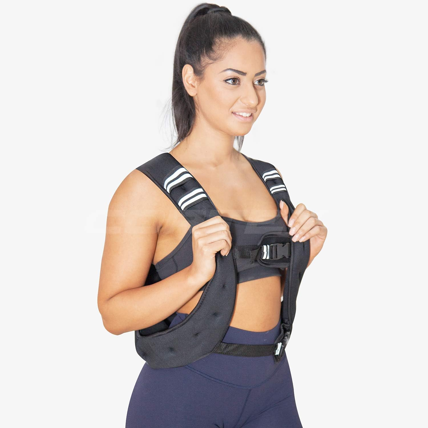 Cortex Weight Vest 10Kg Adjustable Sport Exercise Weights Jacket Training Workout image number 2