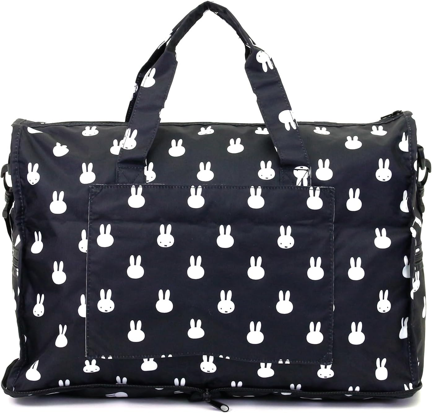 Hapitas Folding Bag, Small and Large Use, Carry On, Convenient for Traveling, Medium Boston B115 Menyface Black, 中型 image number 3