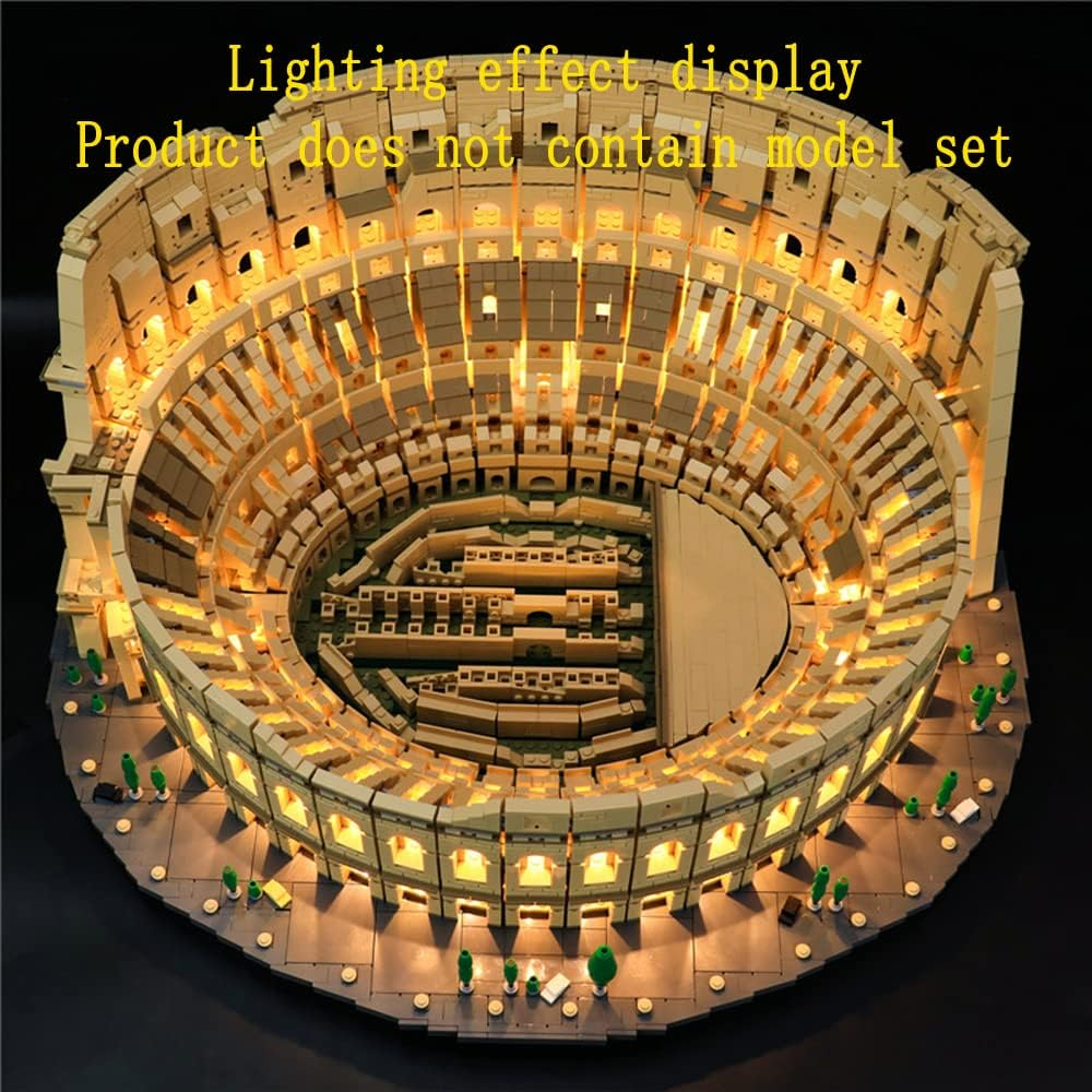 GEAMENT LED Light Kit Compatible with  Colosseum - Lighting Set for Creator 10276 Building Model (Model Set Not Included) image number 4
