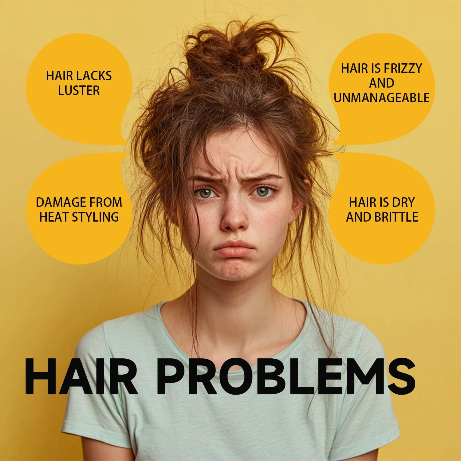 Hair Bonding Oil, 30Ml, Heat Protection and Anti-Frizz Treatment for Dry and Damaged Hair