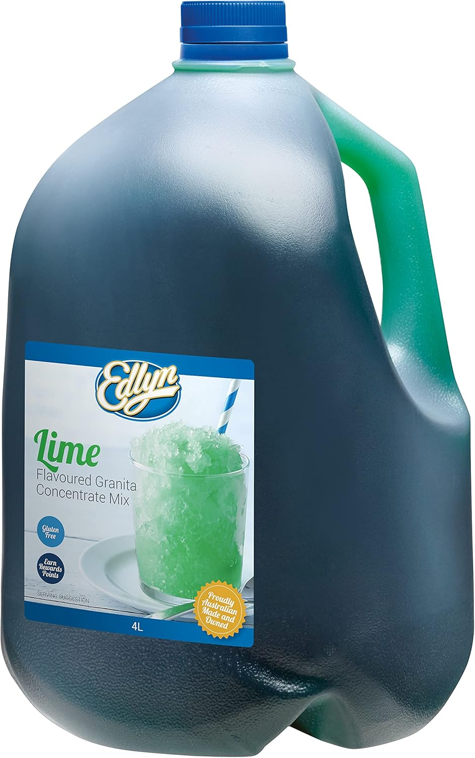 Edlyn Lime Granita Concentrate Mix 4 Litre