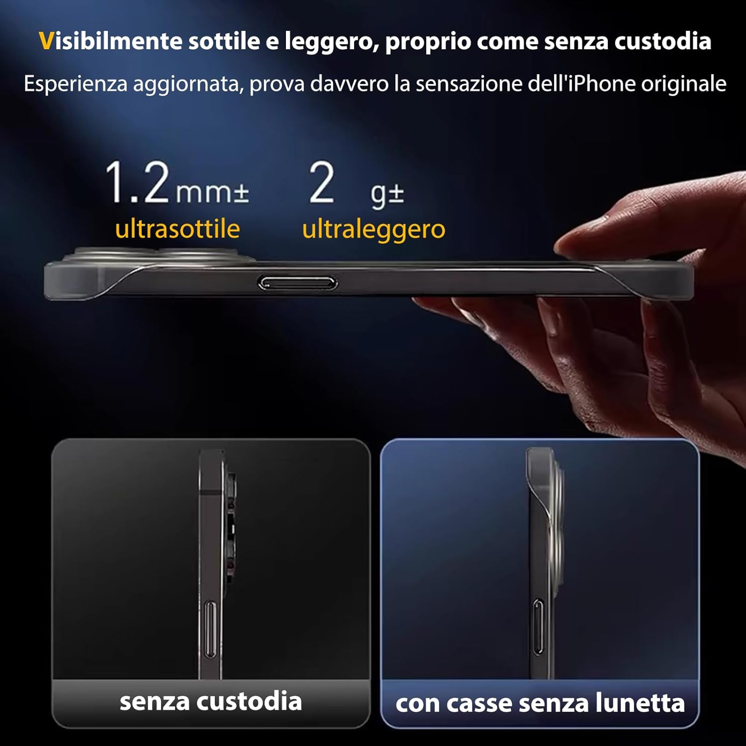 Iphone 13 Pro Case for Magsafe, No Transparent Edge, with Camera Lens Protector(Feel of Bare Metal) Magnetic Slim Protective Case for Iphone 13 Pro Cover 6.1 Inch image number 4