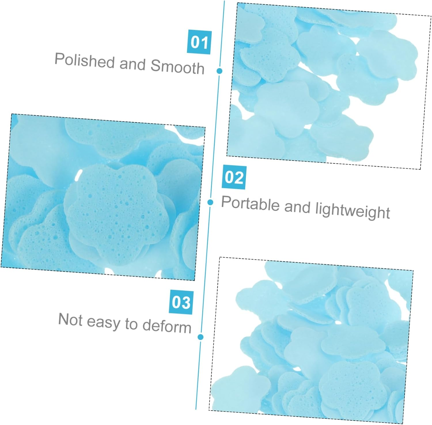 INOOMP 1 Box Travel Soap Sheets with Portable Storage Box Hand Wash Soap Slices for Outdoor Use Small Lightweight for Business Trips Camping Hiking and Travel image number 4