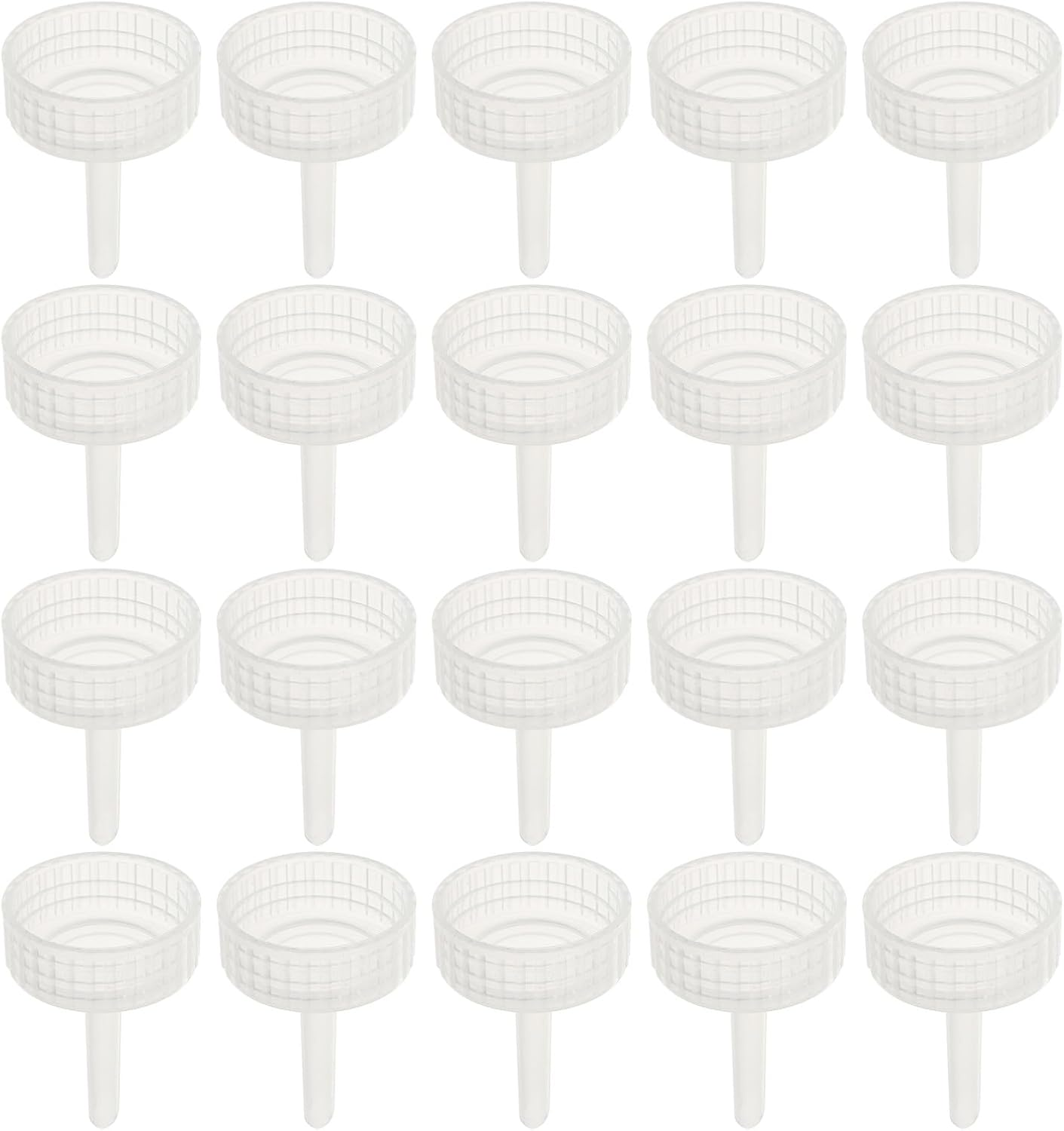 HOLIDYOYO 20Pcs DIY Brine Shrimp Incubator Bottle Caps for Aquarium Shrimp Egg Hatchery, Aquarium Breeding Tank Supplies for Fish Aquatic Pets image number 2