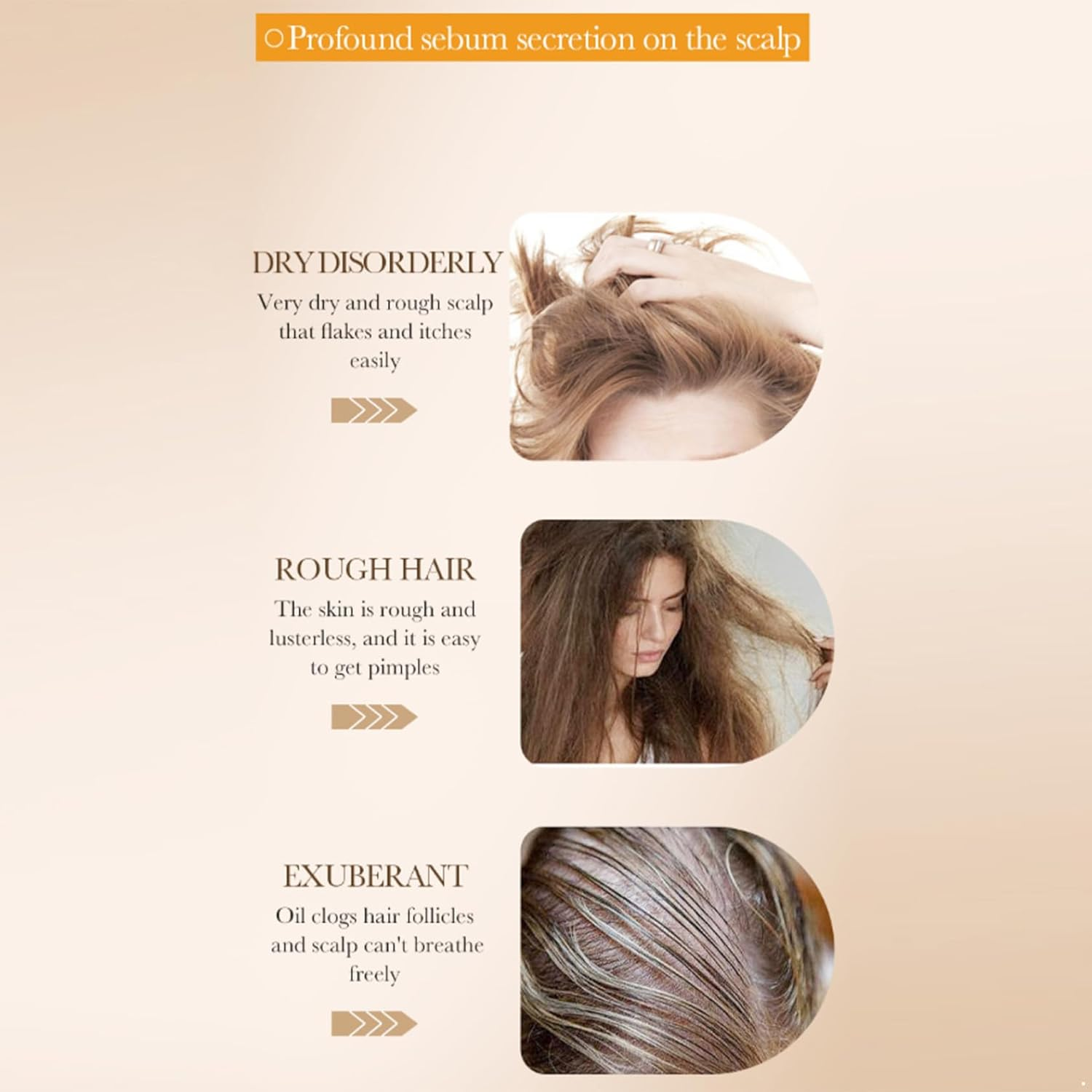 RUNQHUI Glycerin Shampoo Conditioner Set 500Ml plus 500G Hair Mask Nourish Hydrate Smooth Hair Care Hair Mask One Size image number 6