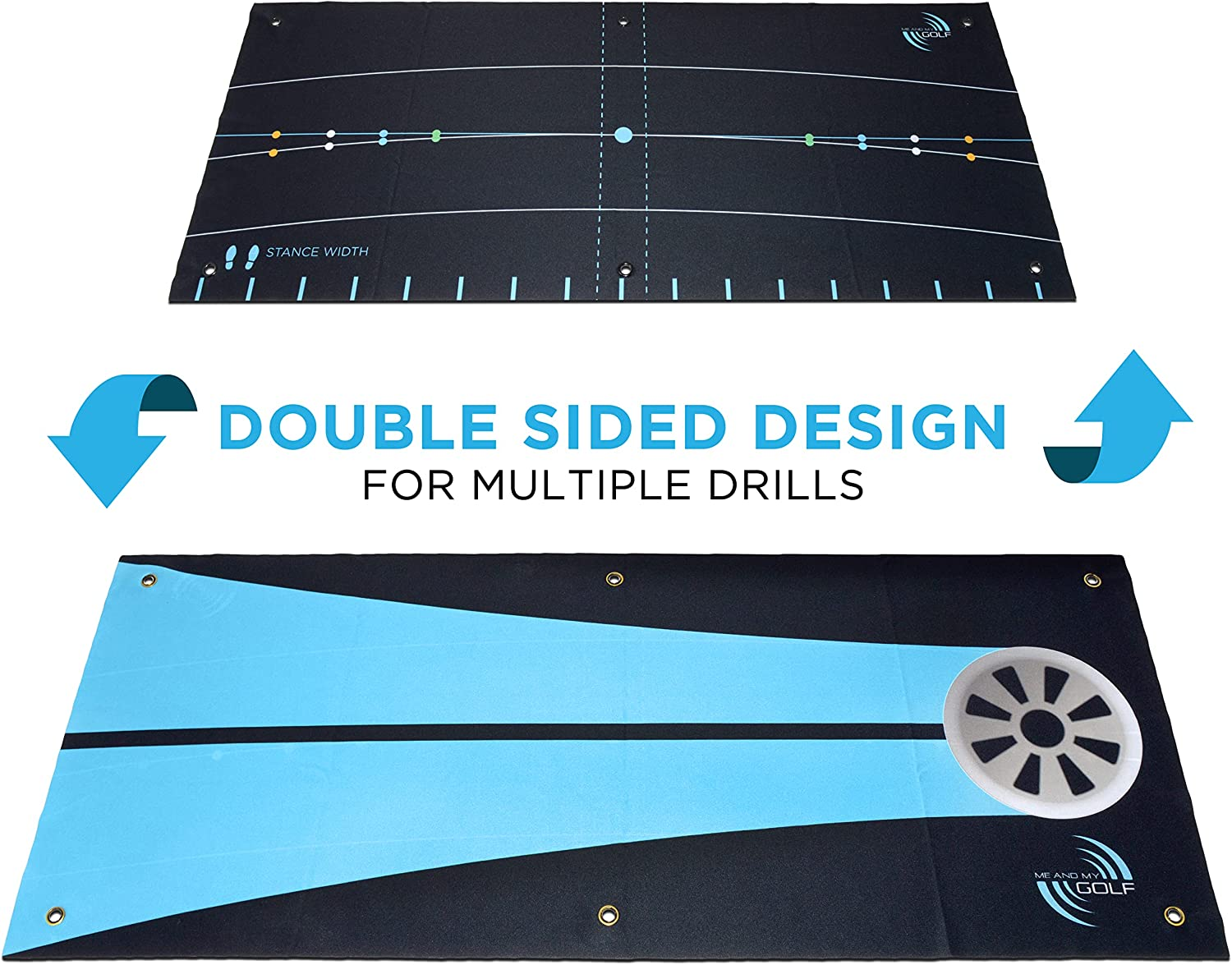ME and My Golf Stroke Trainer - Putting Arc and Aim Target - Includes Instructional Training Videos, Black image number 3