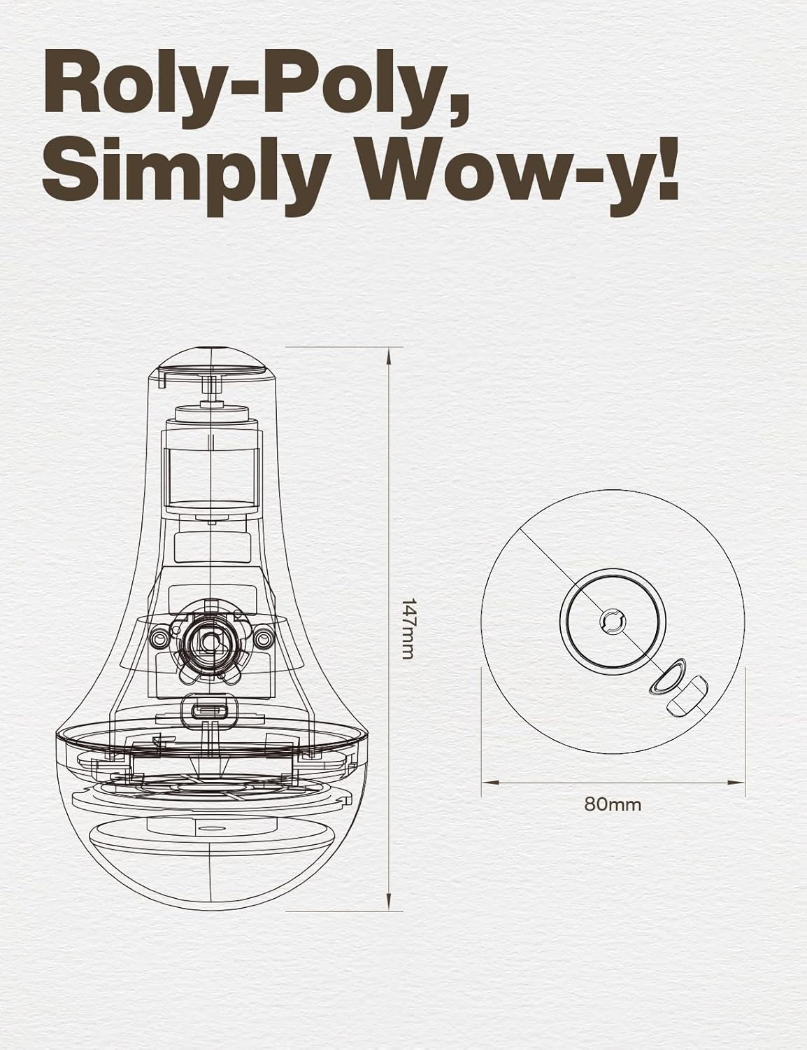 Interactive Cat Toy for Domestic Cats, Ultra Quiet Automatic Cat Toy with Random Movement, Interactive Cat Feather Toy for Active Cats, Automatic off Timer, Again image number 6