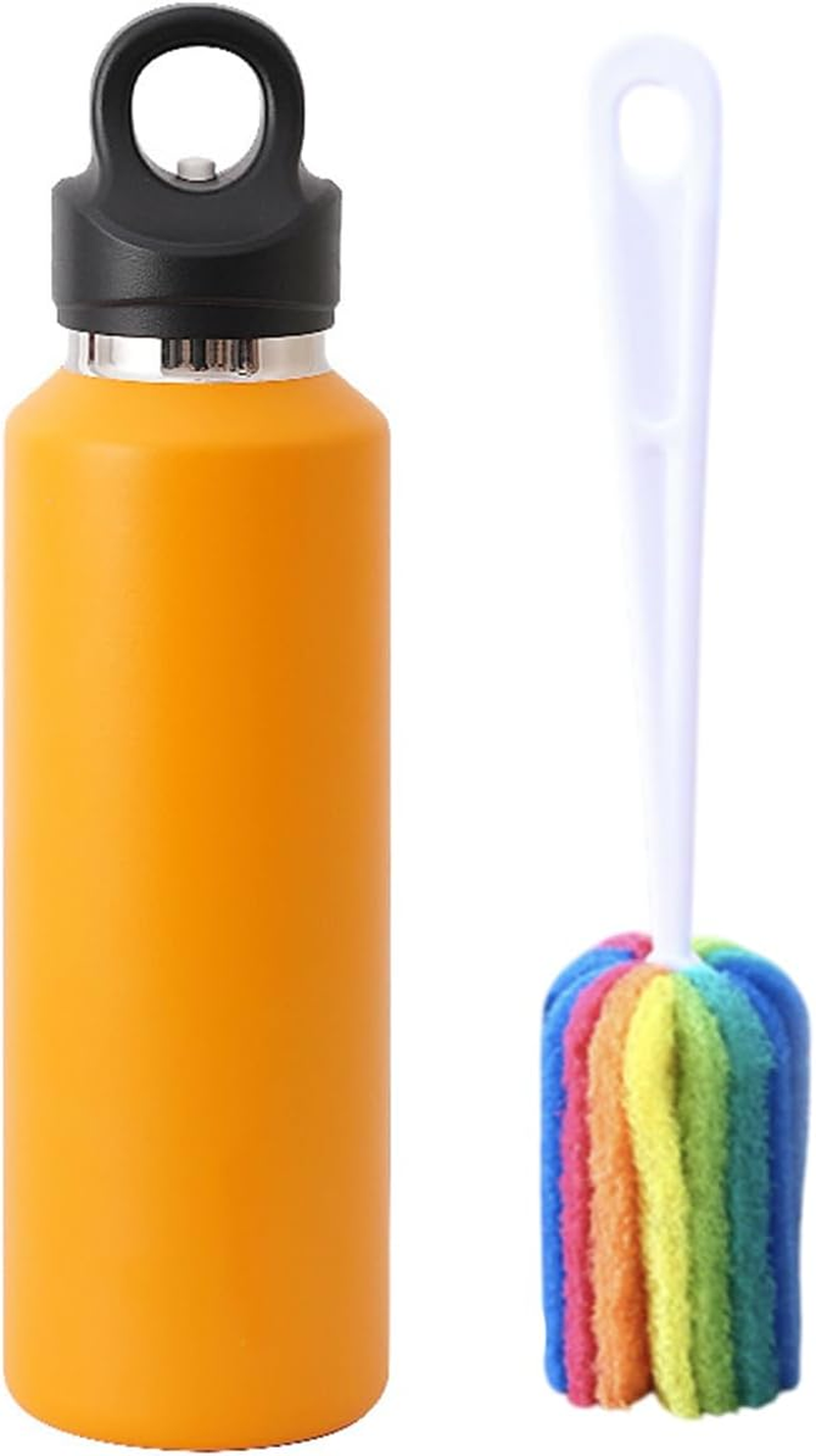 Nordquest Simple Modern Water Bottle with Straw, Designed for Drivers，Coffee Travel Mug, Snap-On Bottle Cap, One-Handed Convenience, Iced Coffee image number 3