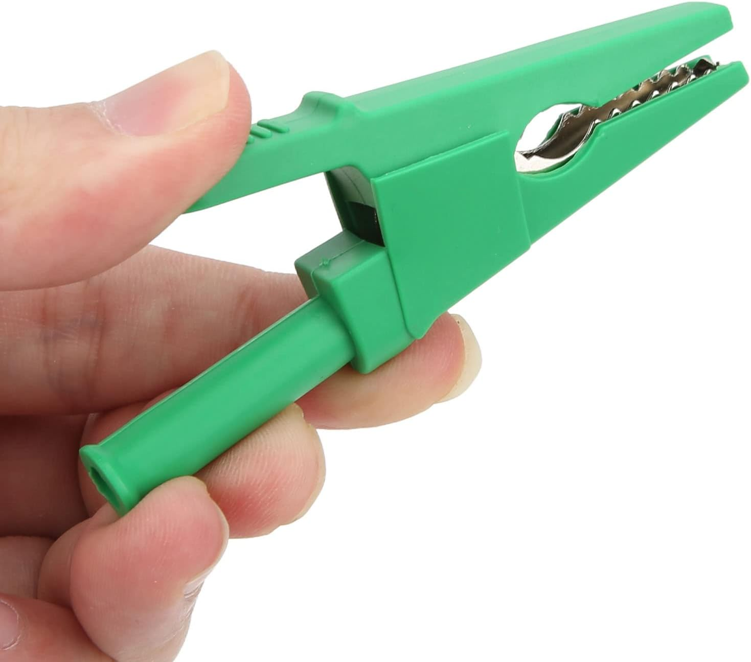 Domary 10Pcs Electric Test Clips Reliable Power Testing Clips for Electronic Circuits 20Mm Opening image number 1