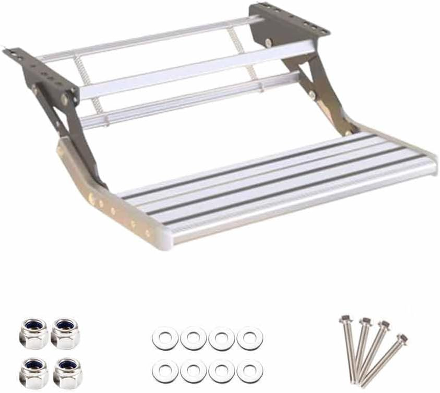 Caravan Step Aluminium Pull Out Folding Caravan Step Camper Trailer Motorhome RV