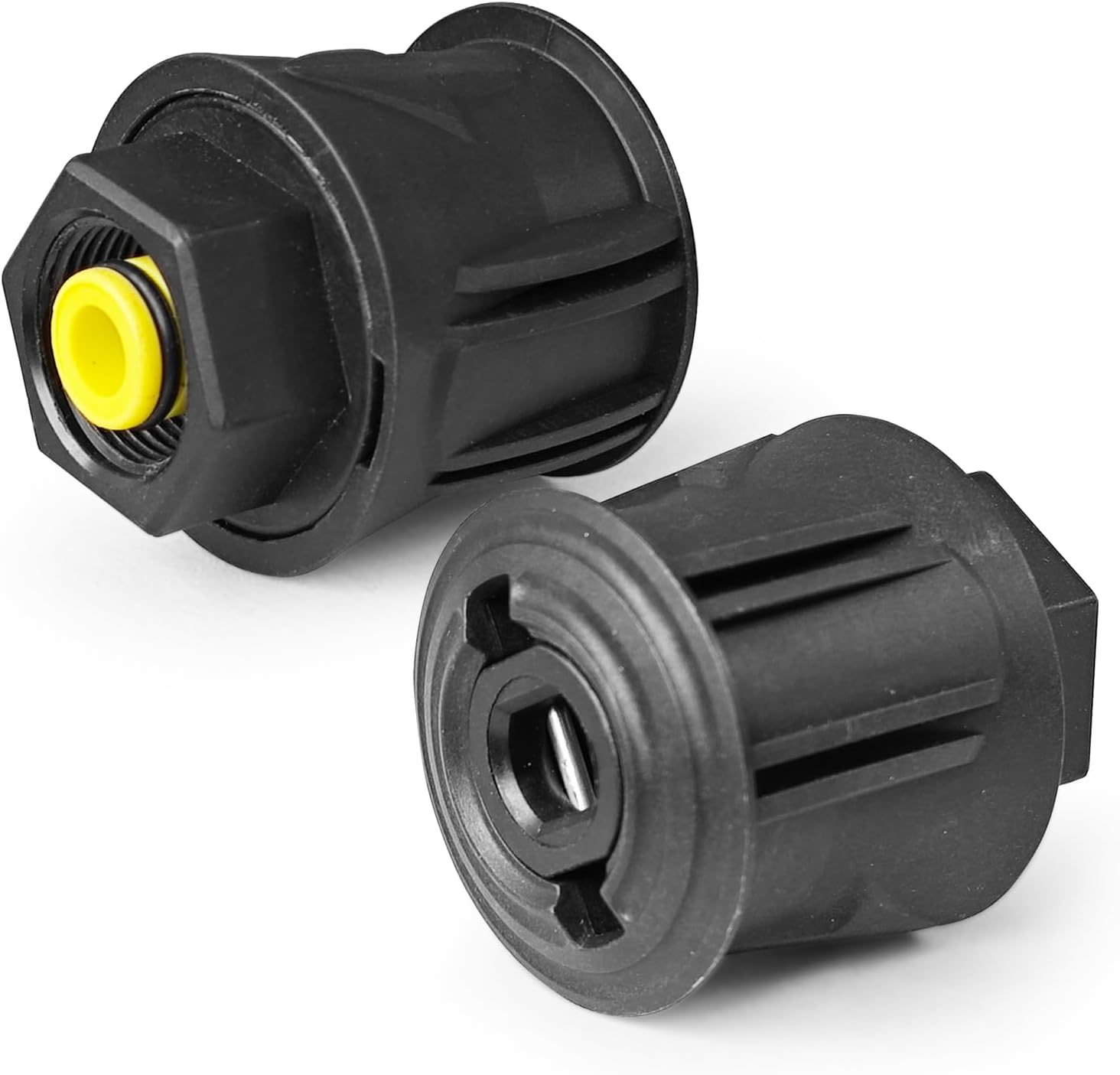 2 Pack Coupling Union a M22 14MM Hose Adaptor for Karcher Quick Connect Adapter Pressure Washer Hose Fittings image number 4
