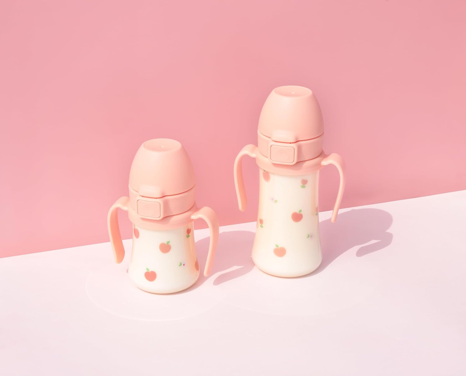 Peach Flower PPSU Straw Cup 200Ml(Rose Coral) image number 4