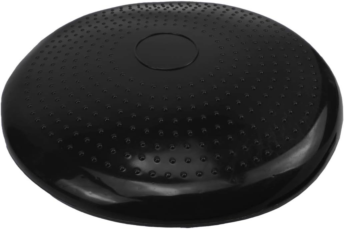Powertrain Yoga Stability Disc Home Gym Pilate Balance Trainer Wobble Pad Cushion Black image number 5