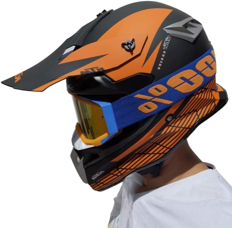 Motorcycle Racing Goggles Motocross MX MTB ATV UTV Dirt Bike Off-Road Eyewear - Windproof, Adjustable, High-Quality Sponge Padding image number 5