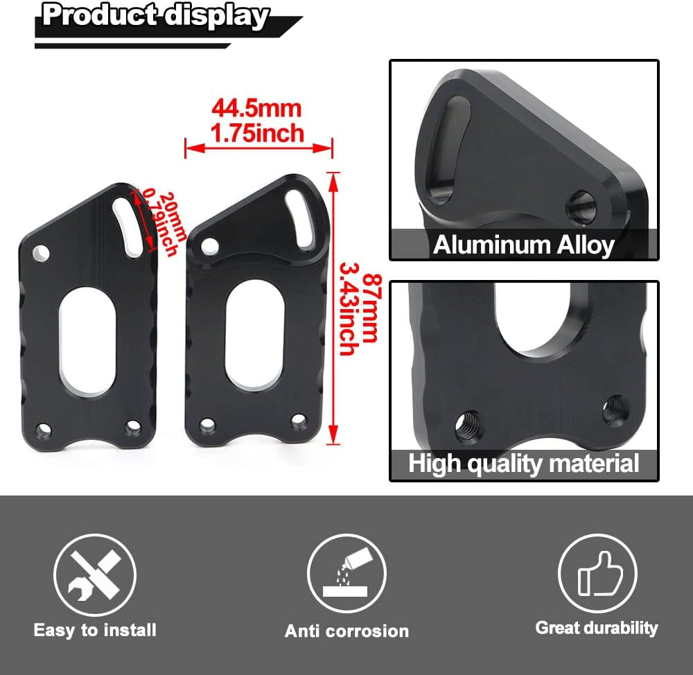 Xitomer Adjuster Windshield Risers Fit for KLR 650 KLR650 2022-2023 Motorcycle Accessories Windshield Bracket Adjuster Windscreen Risers