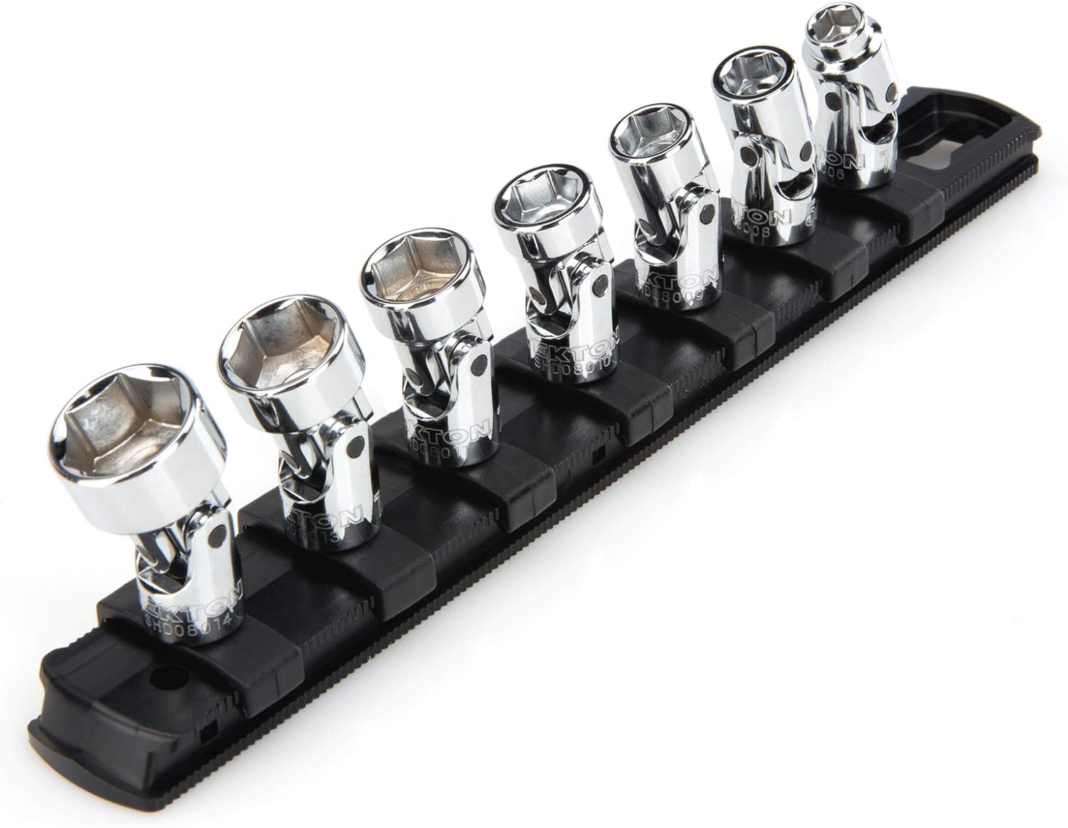 TEKTON 1/4 Inch Drive Universal Joint Socket Set, 7-Piece (1/4-9/16 In.) | SHD90109
