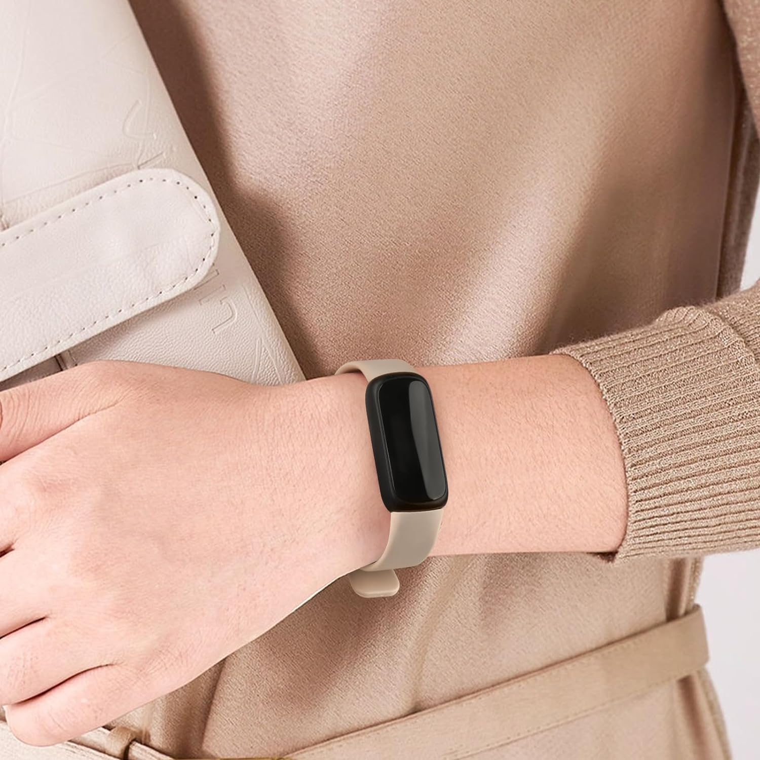 Leonids for Fitbit Inspire 3 Bands Women Men, 4 Pack Soft Sport Straps Compatible with Fitbit Inspire 3 Fitness Tracker