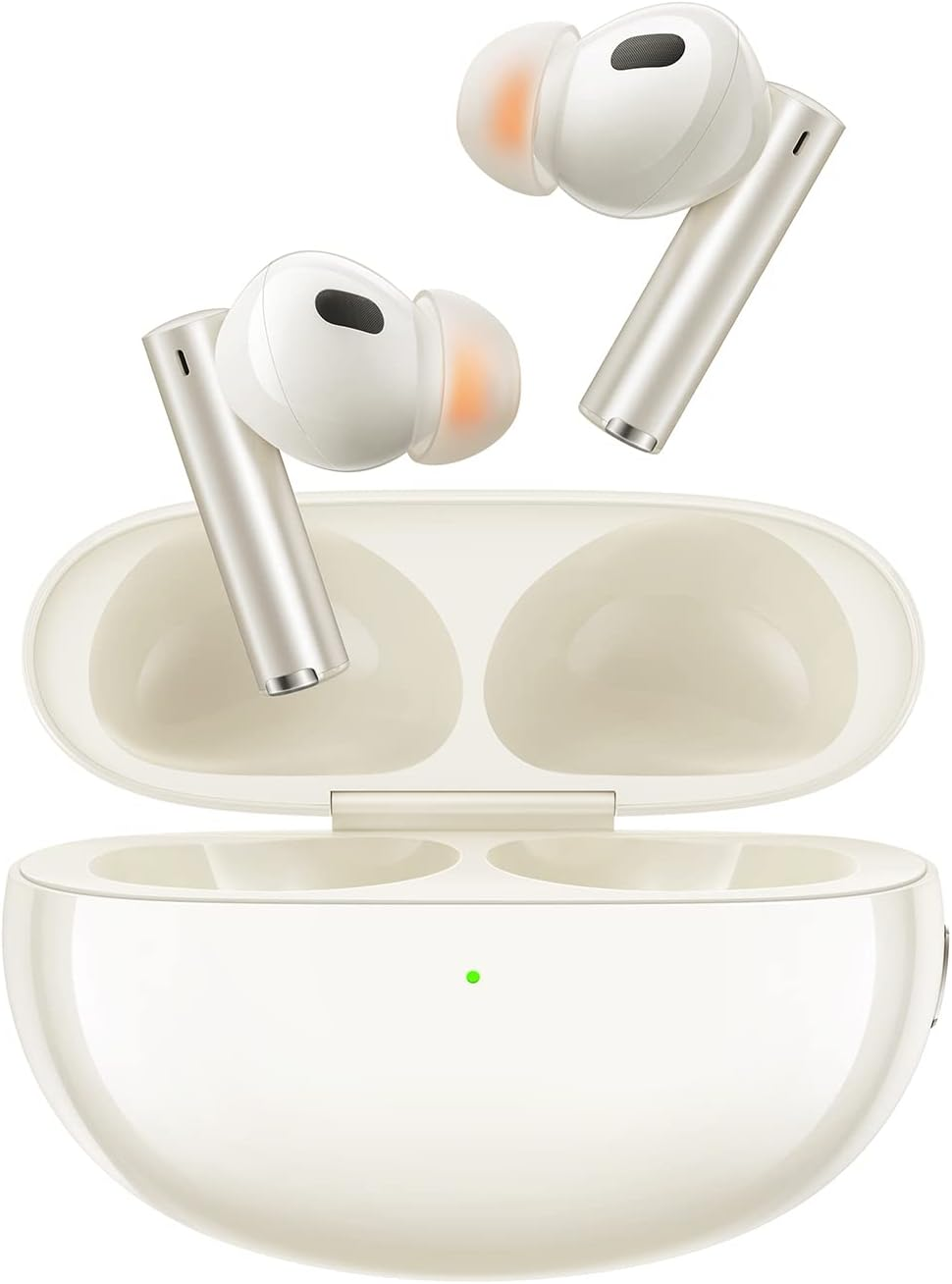 Realme Buds Air 5 Pro Wireless Earbuds with 50 Db Active Noise Cancelling (Sunrise Beige) image number 4