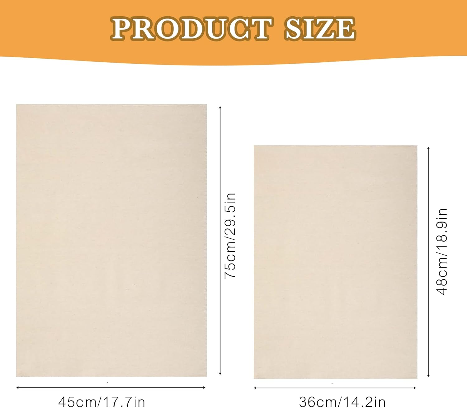 Tea Towels for Baking Sourdough, 2PCS Flour Sack Towels, Bread Making Accessories,Flour Duster for Pastry Baking & Proofing,Breads Fermentation Cloth,Bread Cloth, Linen Cloth, Pastry Cloth image number 6