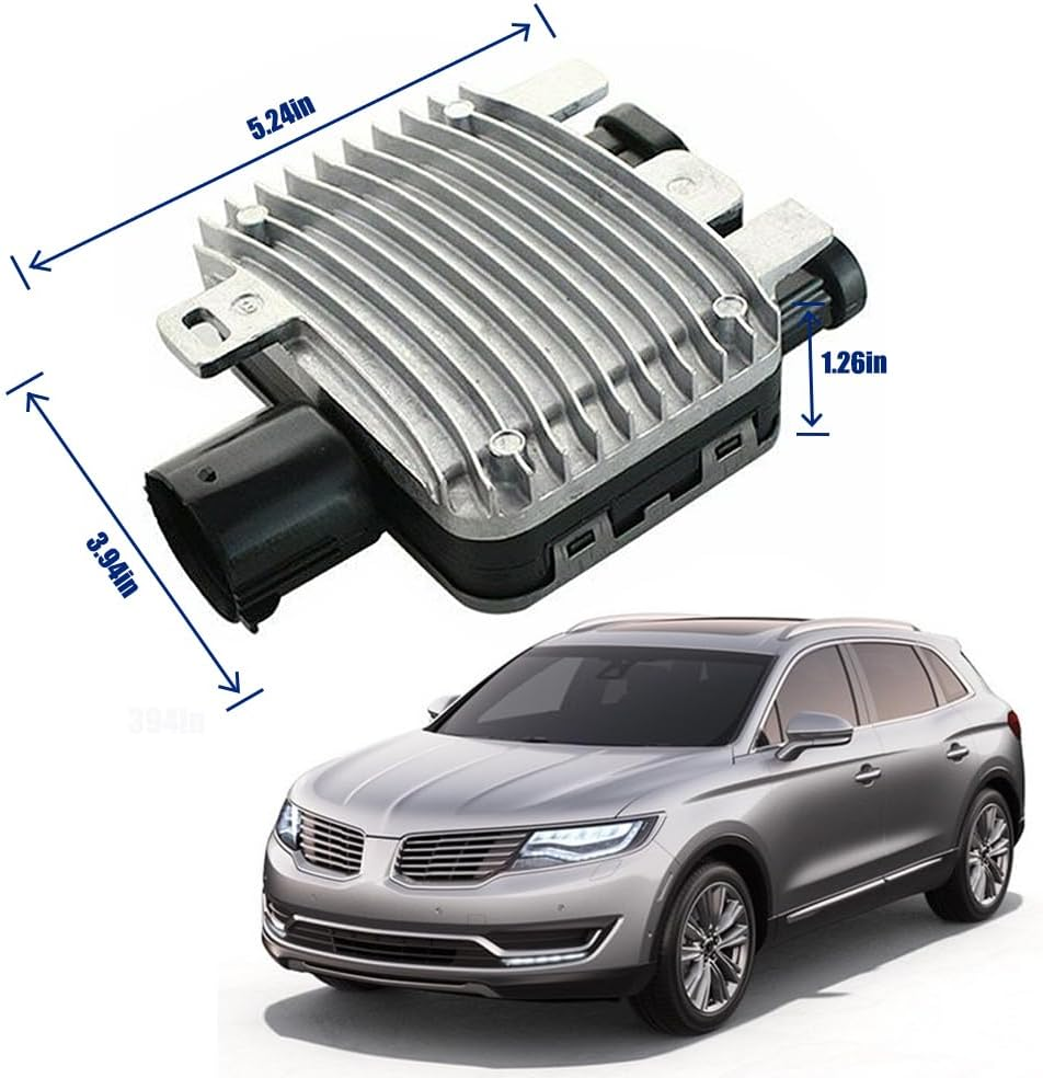 7G919A819AA 7T43-8C60-BA Radiator Cooling Fan Control Module Compatible with Ford Edge Volvo S80 VS60 V60 V70 XC60 XC70 Mondeo IV 2007-2014 Galaxy III S MAX Freelander II 2007-2015 Range Rover Evoque image number 1