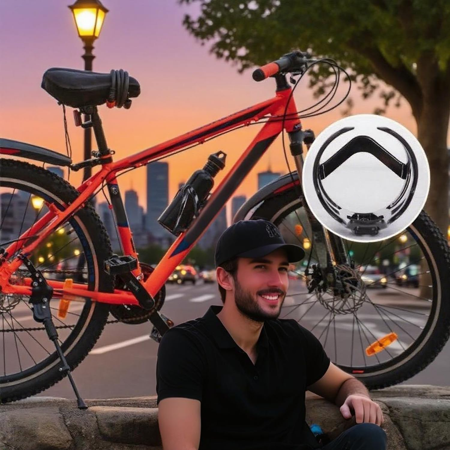 2PCS Universal Bicycle Bottle Cage,Black Bicycle Cup Holder for 500-1000 Ml Bottles,Easy to Install(Black image number 1