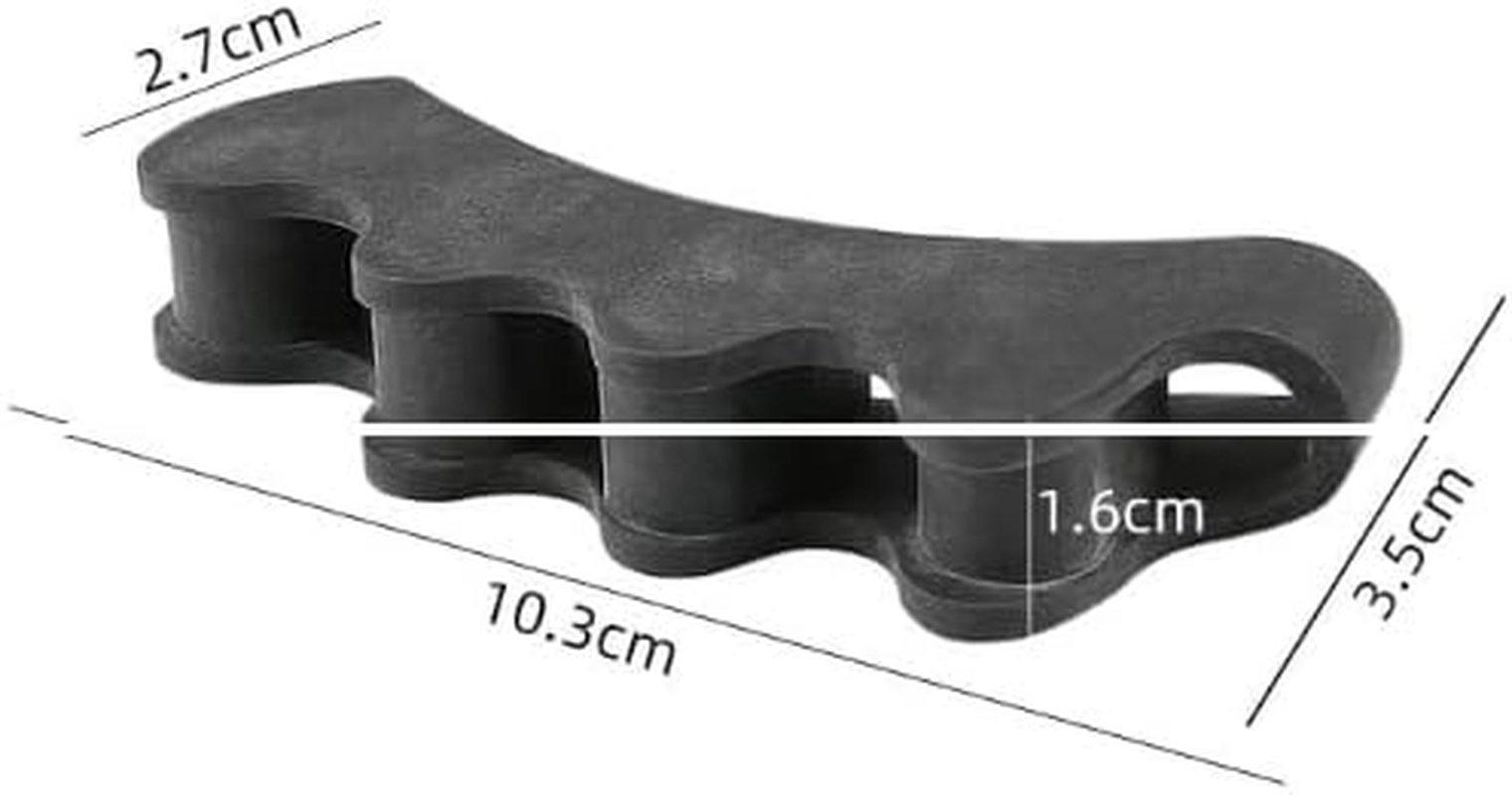 Five Hole Toe Divider, Thumb Eversion, Big Foot Bone Overlap, Toe Clamp, Orthotic Device, Toe Pad Adjustable Separator image number 5