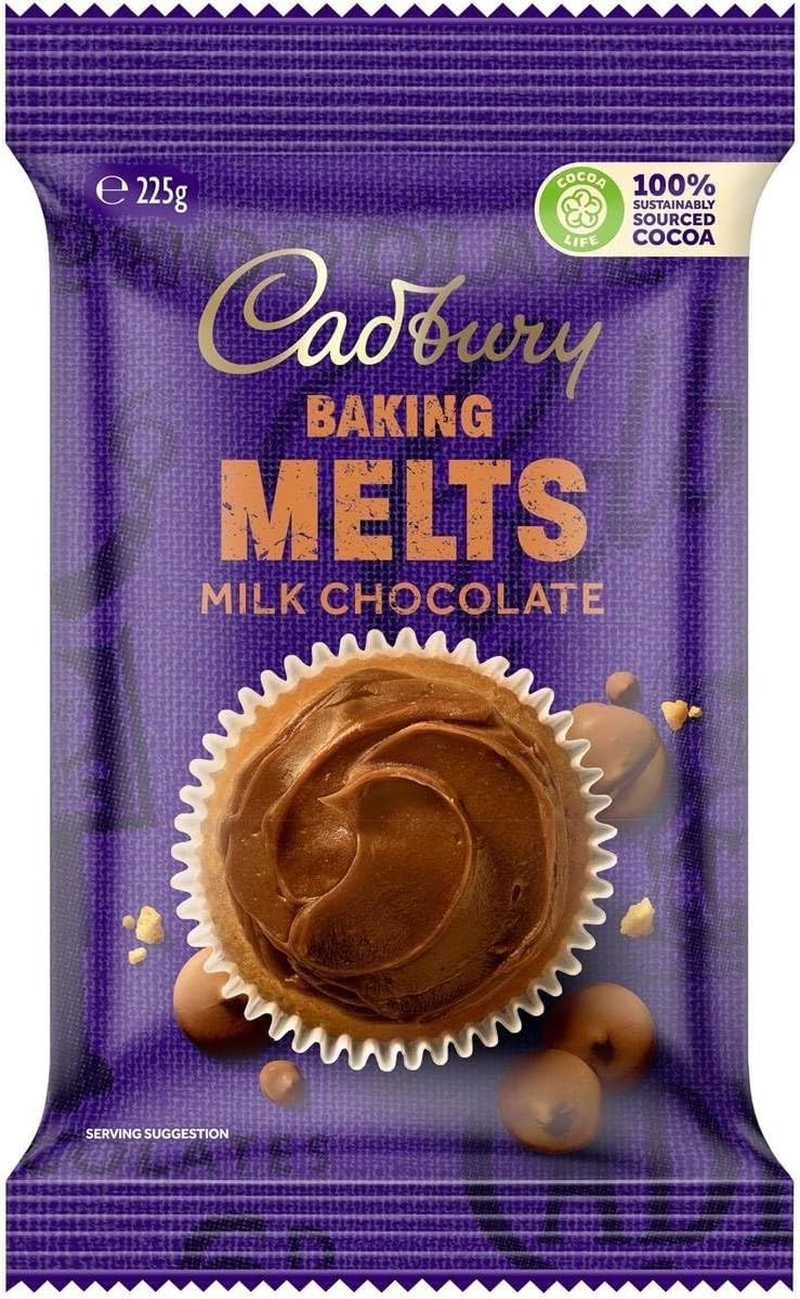 Cadbury Baking Milk Chocolate Melts 225 G image number 1
