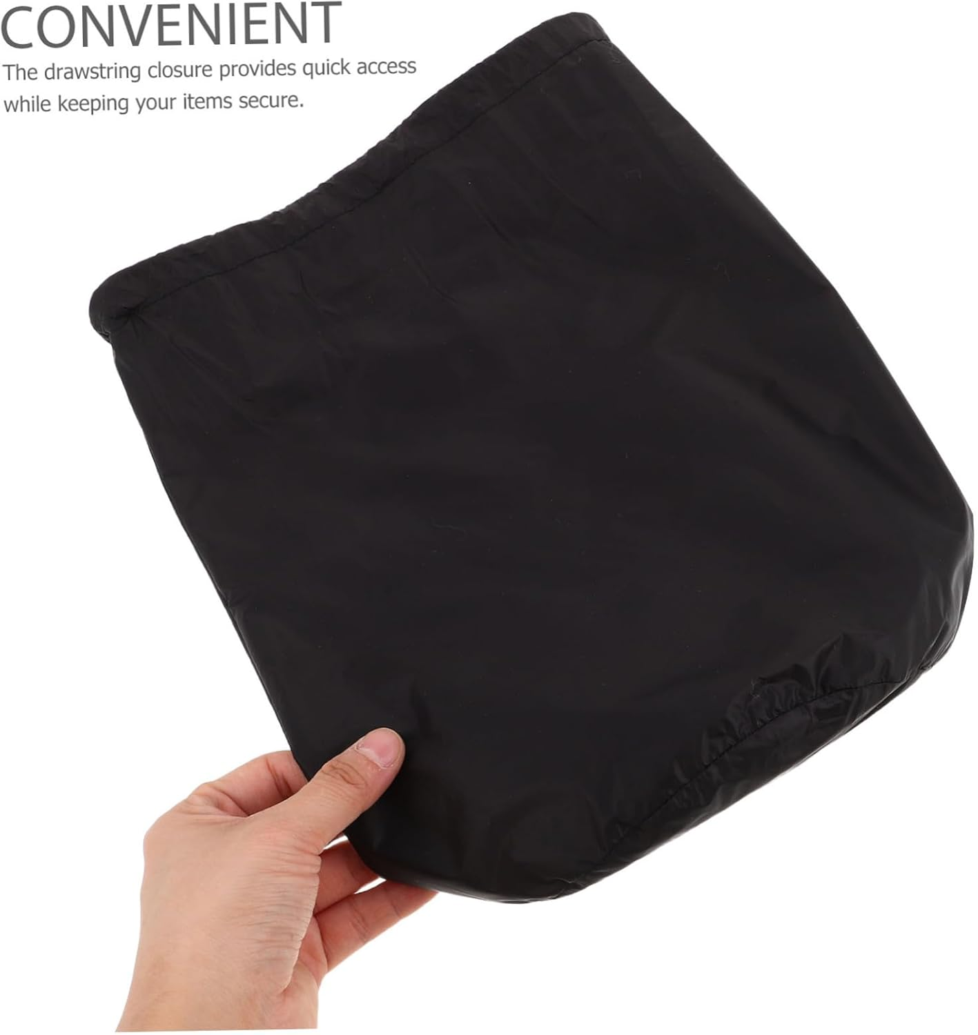 WRITWAA Storage Bag Lightweight Drawstring Pouch for Coat Rainwear Travel Garment Bag down Jacket image number 2