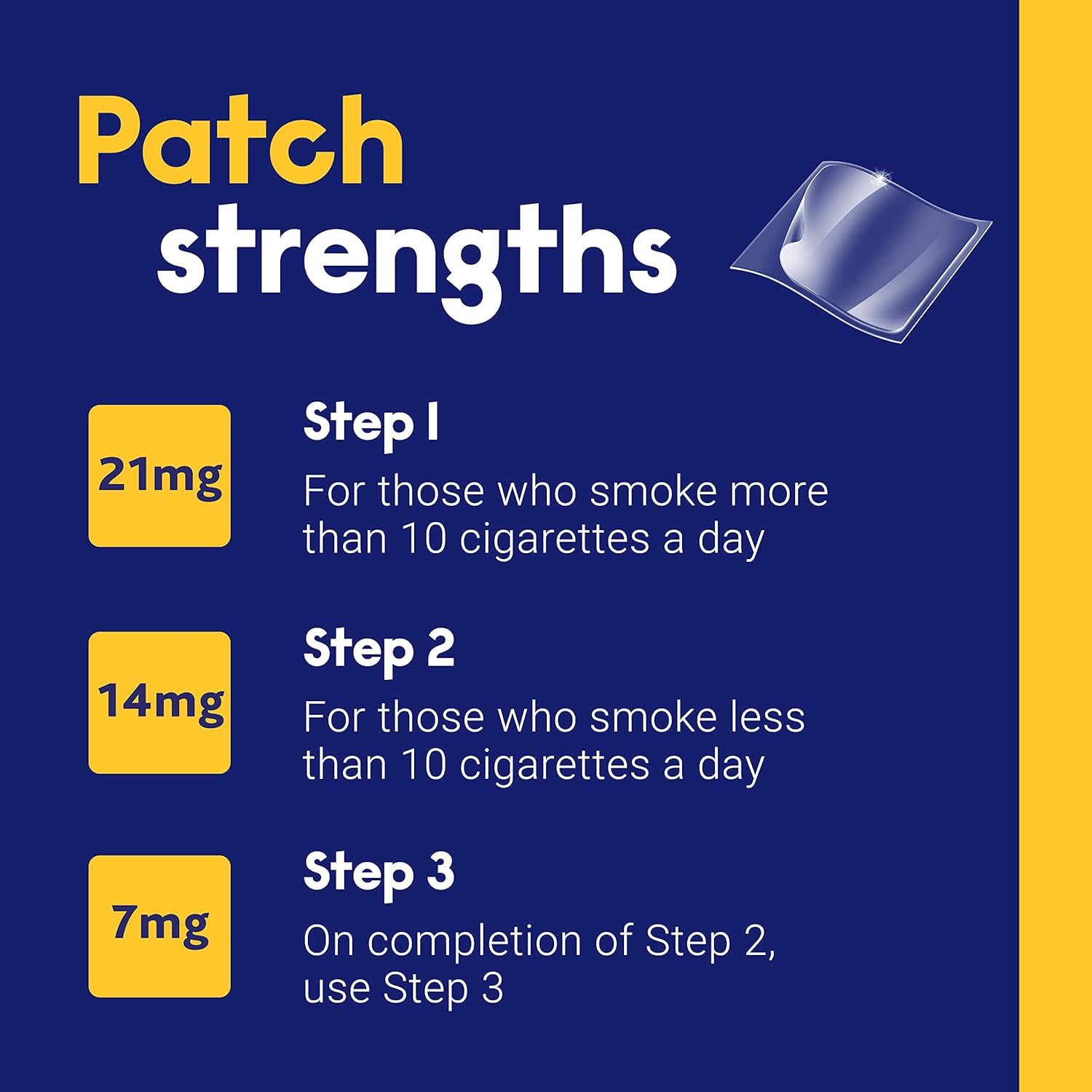 Nicabate Clear Patch, Quit Smoking Step 1, 21 Mg, 7 Pack image number 4