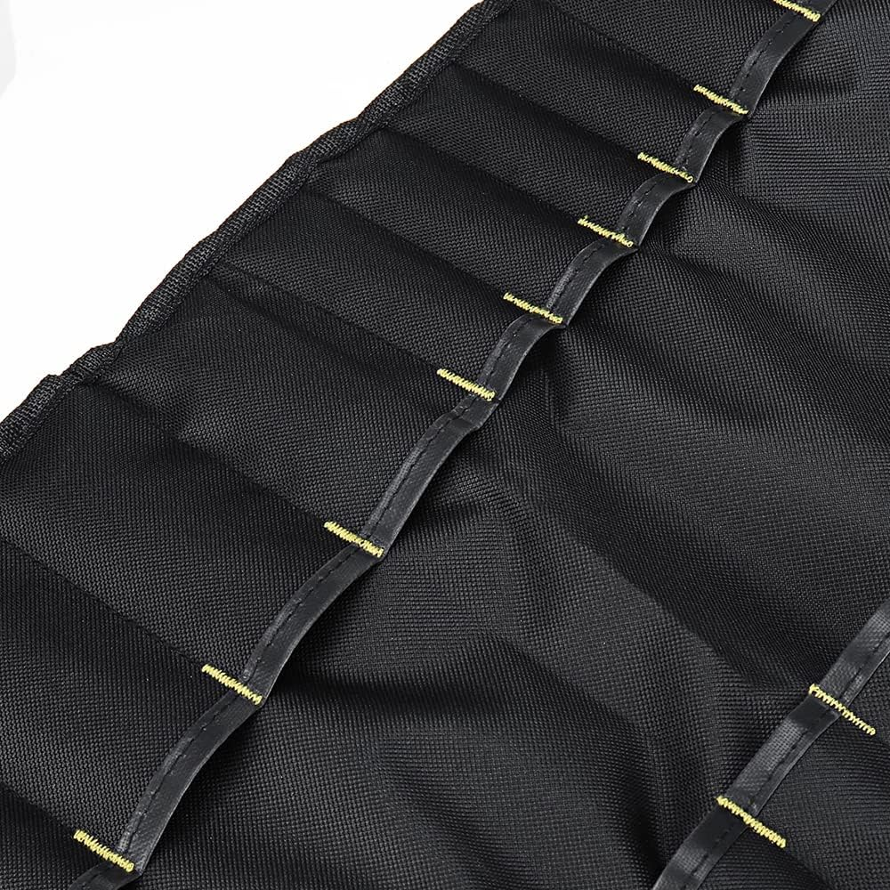 22 Slot Chef Knife Bag Carry Roll with Handles Kitchen Portable Storage Bag - 22 Slot Black image number 6