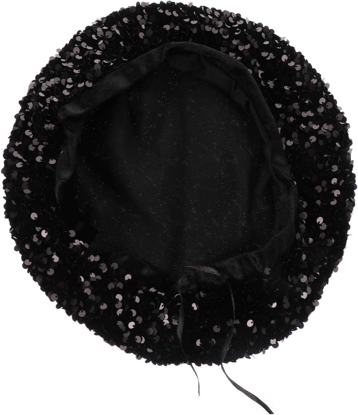 OATIPHO Sparkly Sequins Beret Lightweight Winter Hat for Women Fashion Shimmer Dance Party Cap with Comfortable Breathable Material Durable Stylish Autumn Accessory