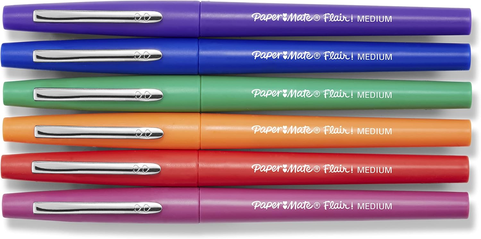 Paper Mate Flair Felt-Tip Pen, Medium Point, Pastel Assorted (Pack of 6) image number 4