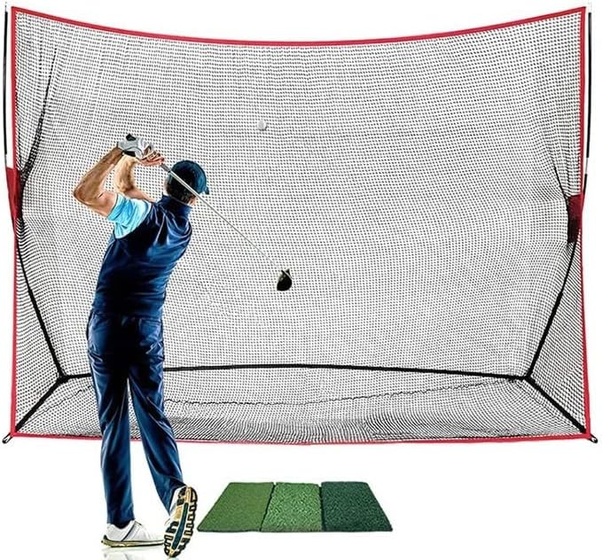 3M 10Ft Golf Practice Net Hitting Training Aid Driving Chipping Cage + Carry Bag