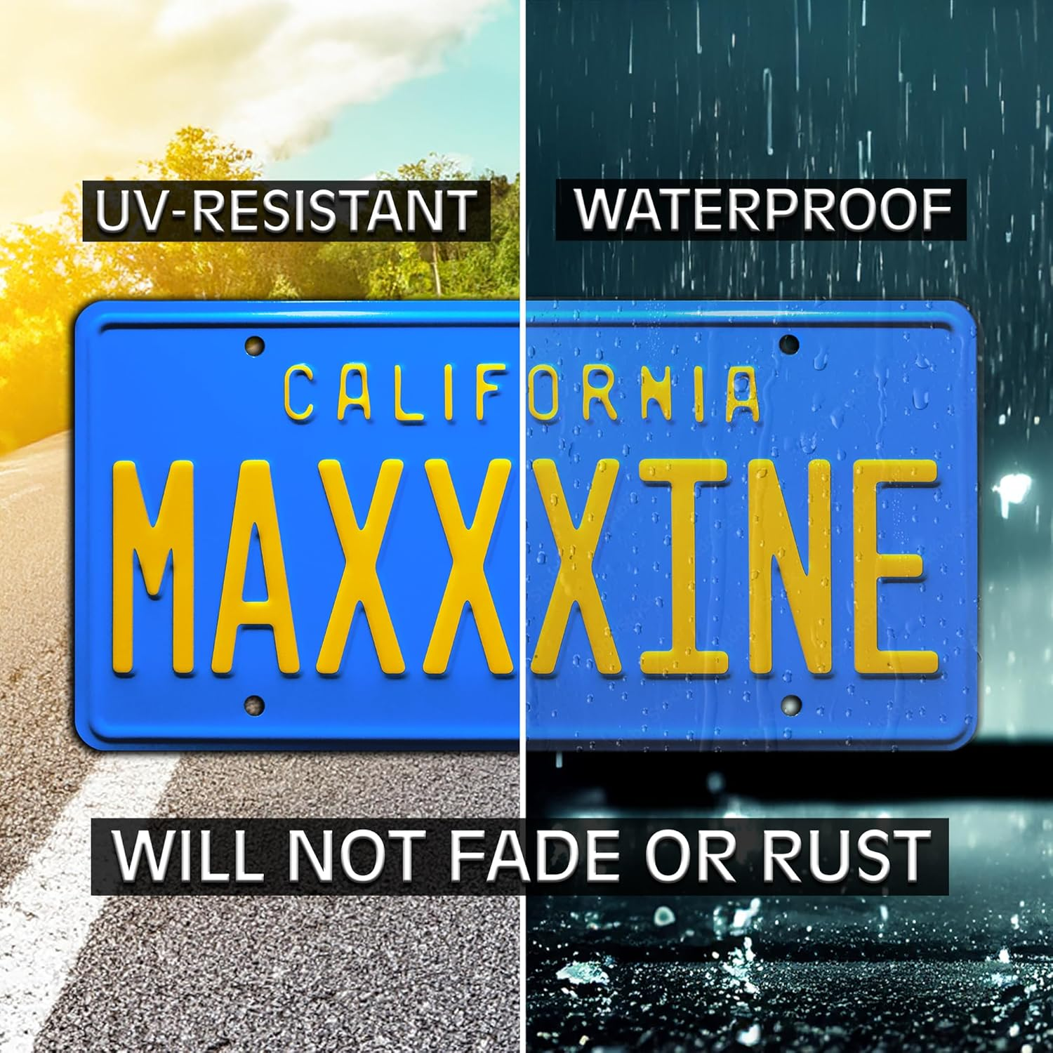 Maxxxine | Mia Goth | Metal Stamped License Plate image number 1