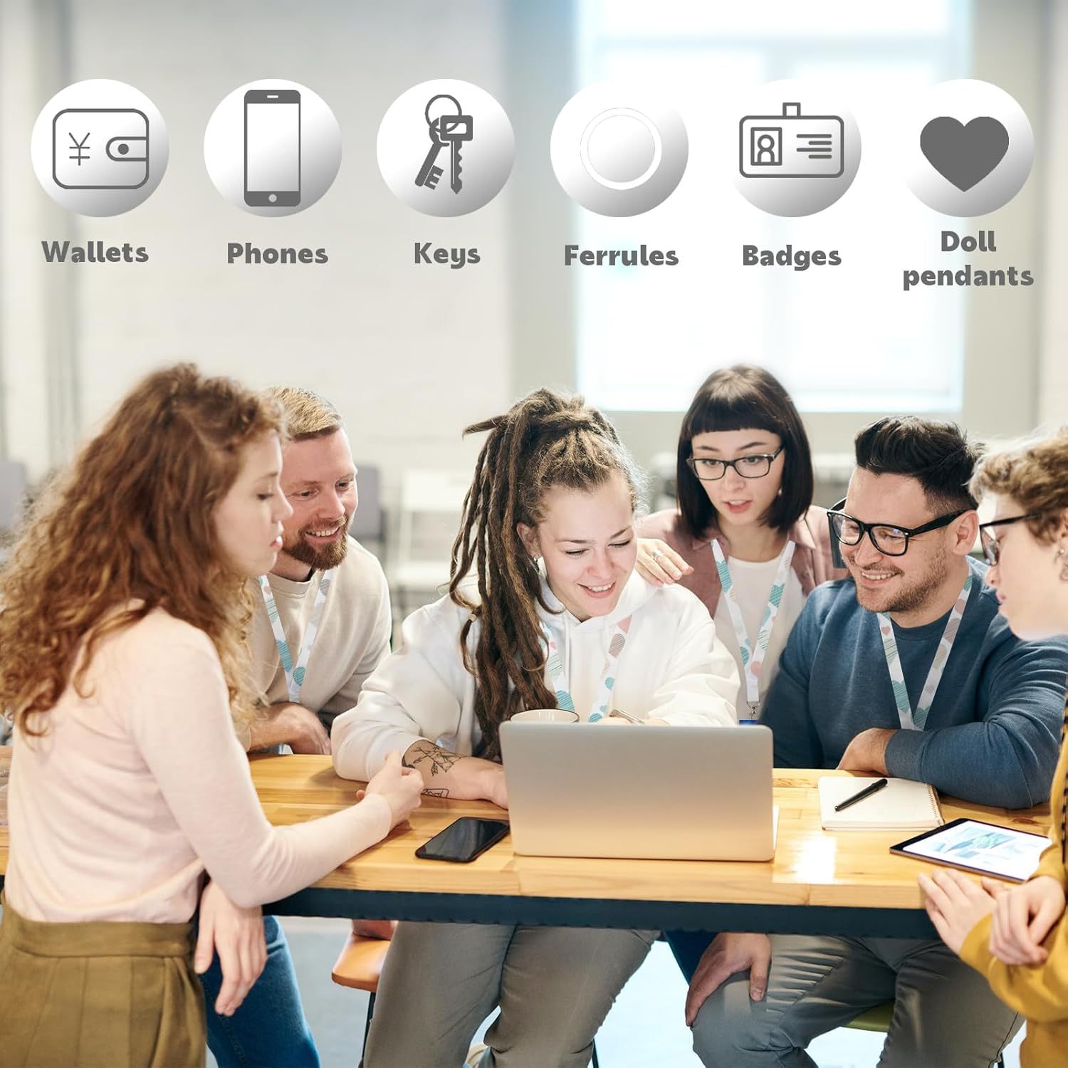 RYKOMO 15 Pieces Sublimation Blank Lanyards White Sublimation Lanyards Neck Lanyards with Badge Holder DIY Sublimation Lanyards with Detachable Buckles Heat Transfer Lanyards for Keychain Card Name image number 6