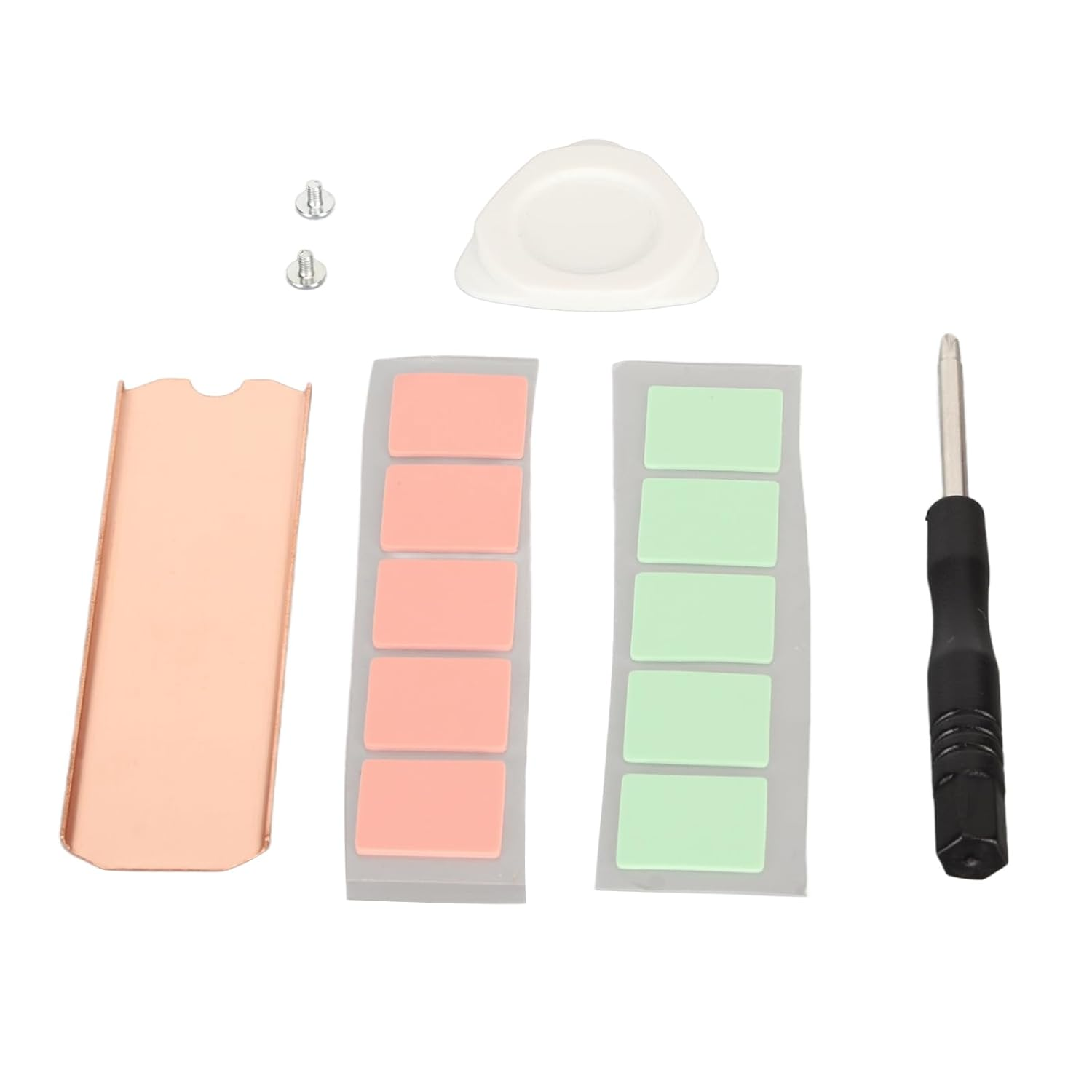 Yduupxe SSD Copper Heat Sink Chemically Polished Hard Disk Heat Sink with Nano Thermal Pads, Ideal for Increasing Dissipation Area image number 6