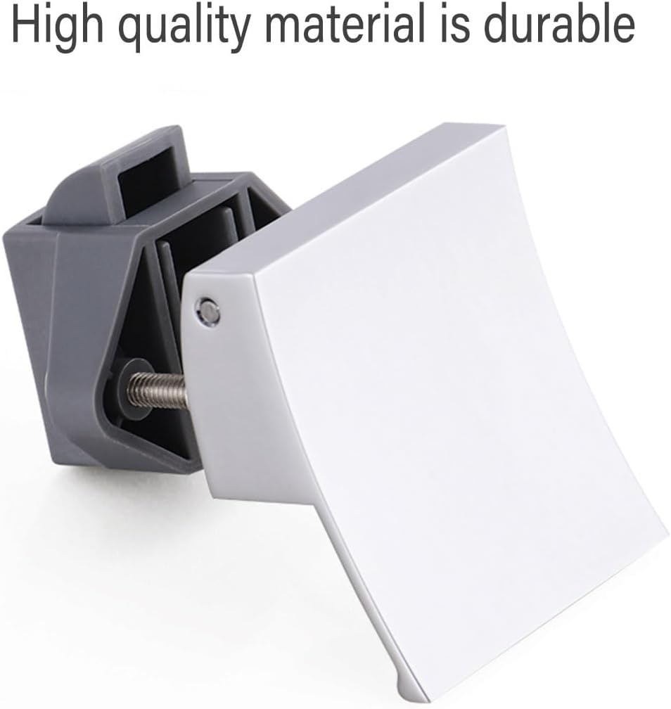 AIMALL RV Caravan Door Drawer Safety Lock Handle, Heavy Duty Anti-Corrosion Lock for Yacht and Modified Car Furniture, Suitable for 14-17Mm Door Panels, 2.68X1.88 Inches