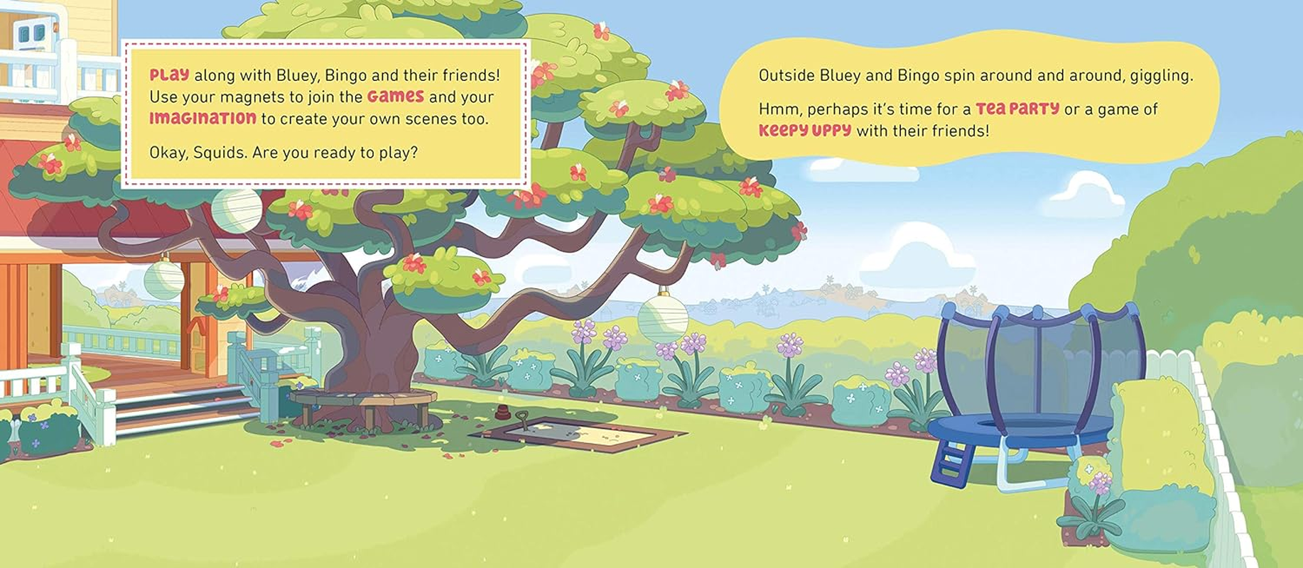 Penguin Bluey Lets Play outside Book - Hardcover - 29 September 2020: Magnet Book image number 2