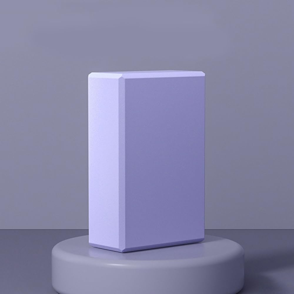 Poemtian Yoga Block High Density EVA Foam Blocks Non-Slip Surface Yoga Bolster Yoga Bricks Pilates Workout Blocks, Stretching, Stability High-Density Brick Stretch Blocks, Fitness Accessories image number 3