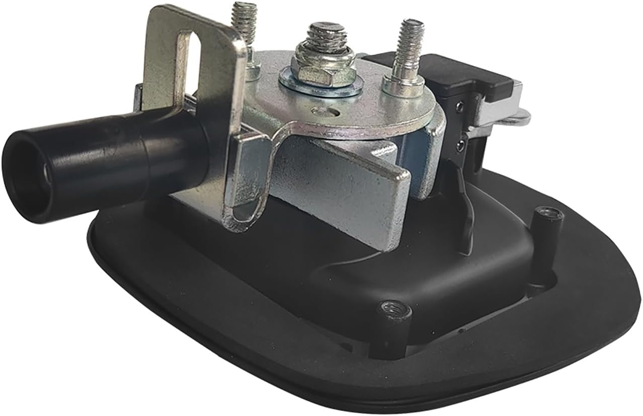 MAX COOL Truck Tool Box Lock, Trailer Door Lock with 2 Keys, 12V Power Operated Black Whale Tail T Handle Lock for Trailer Canopy, Door Latch Replacement Kit for Camper Horse Trailer Cargo Hauler image number 6