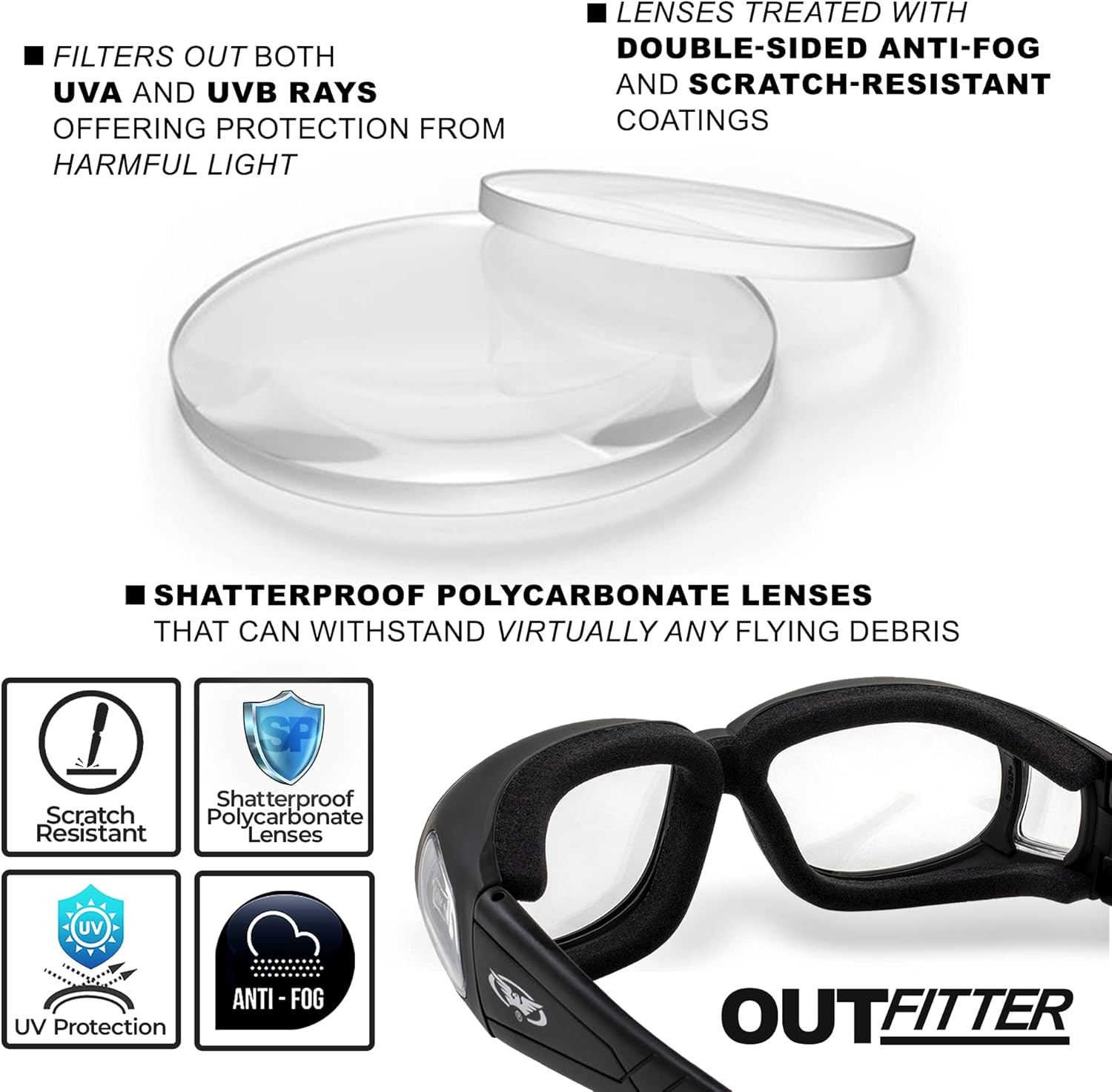Global Vision Outfitter Motorcycle Glasses image number 1