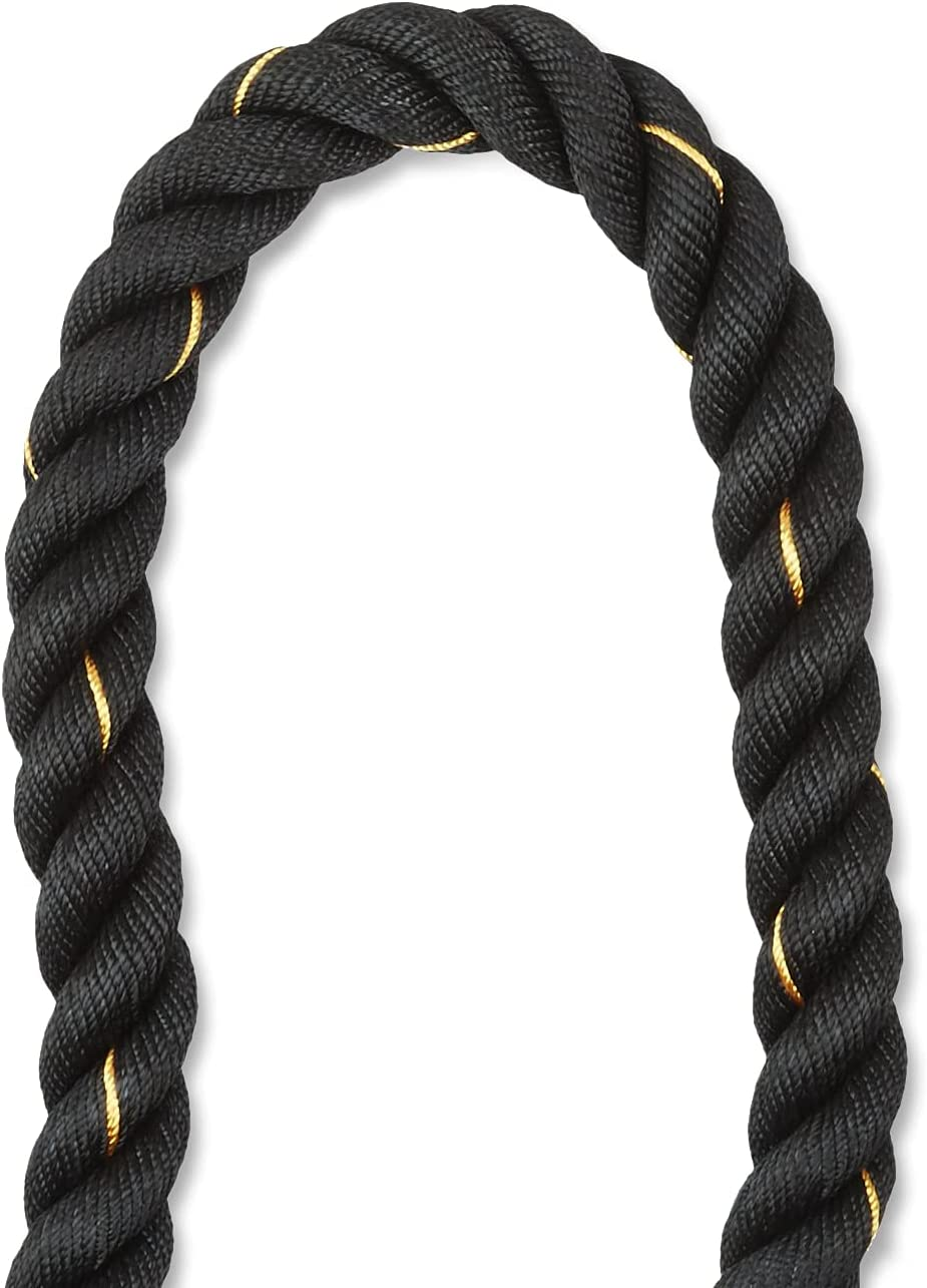 Amazon Basics Heavy Exercise Training Workout Battle Rope, 8.7 X 0.04 Meters, Black image number 5