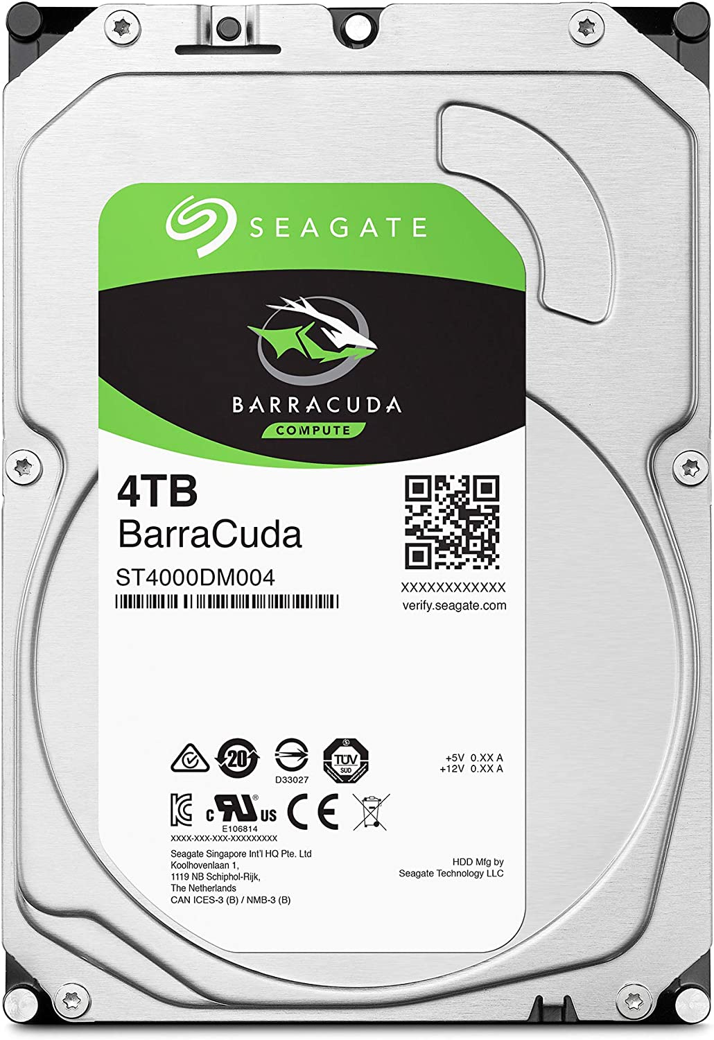 SEAGATE 4TB Barracuda 3.5 5400 SATA Hard Disk Drive ST4000DM004 image number 5