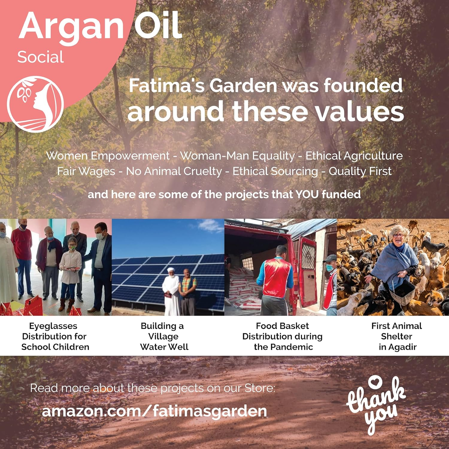 Fatima'S Garden Hair Serum - with Argan & Vitamin E, Hair Repair, 50Ml image number 3