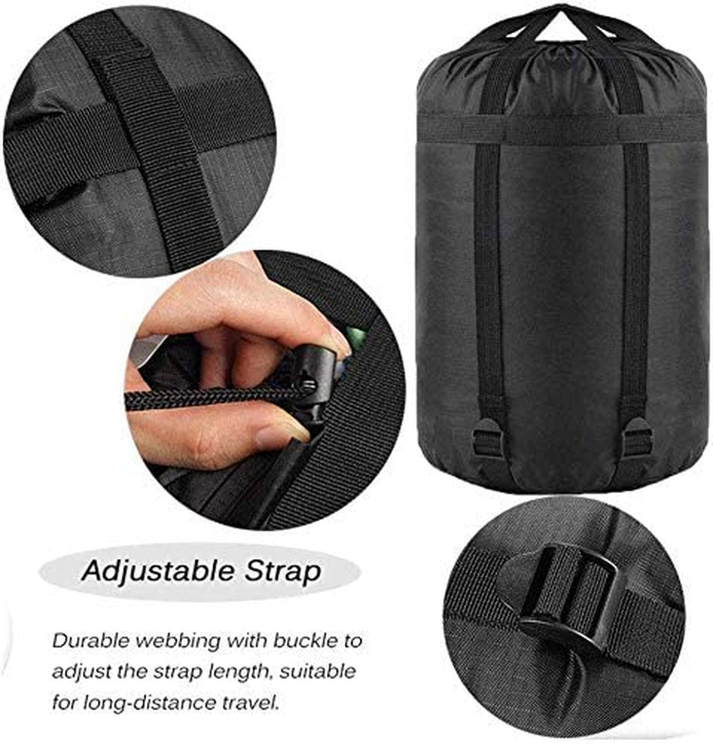 MOOCY Compression Stuff Sack, 20L、45L Stuff Sack Compression Sleeping Bag Storage Stuff Sack Organizer - Great Sleeping Bags Clothes Camping Hiking Backpacking image number 4